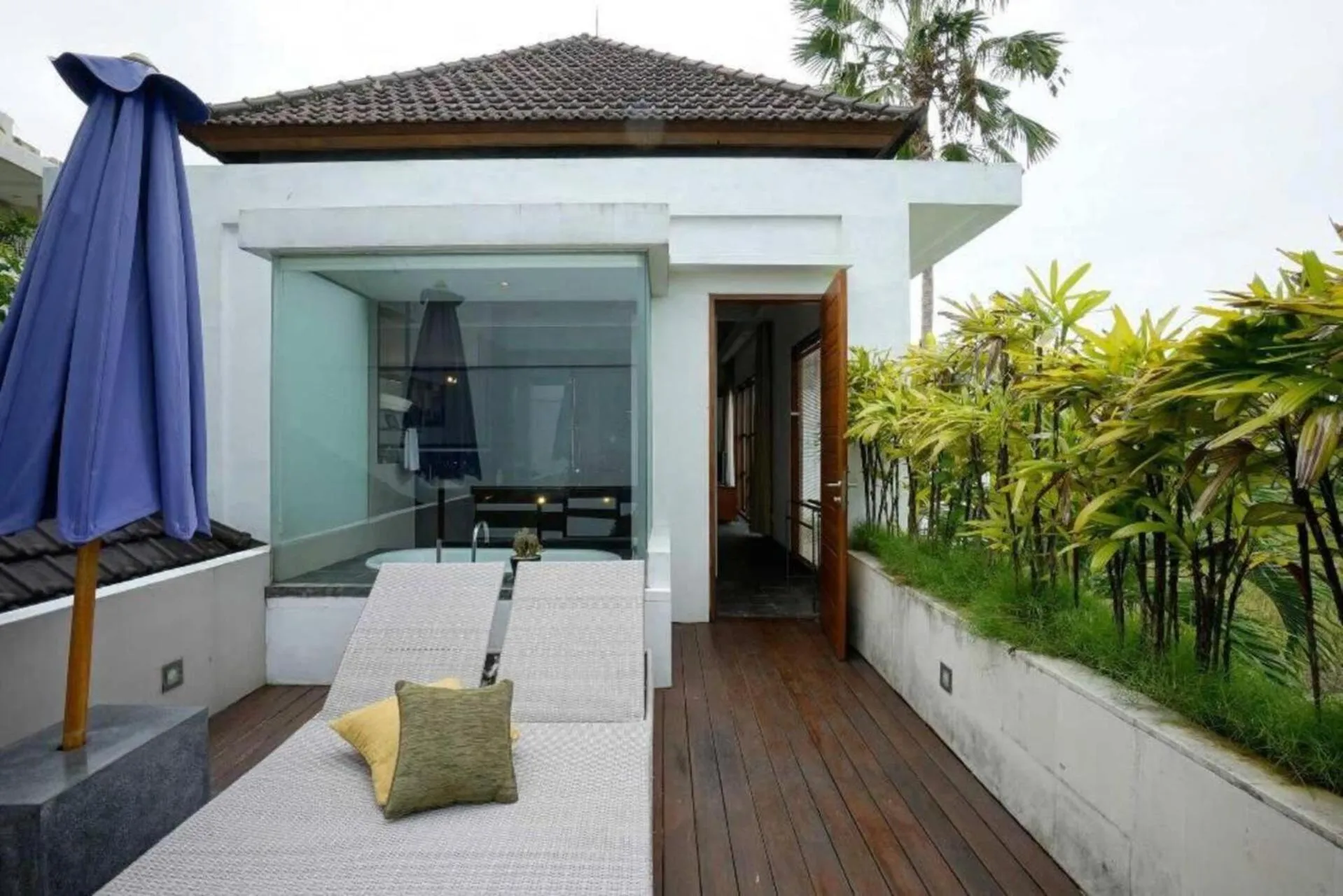 Balcony/Terrace in Tegal Sari Accommodation Ubud