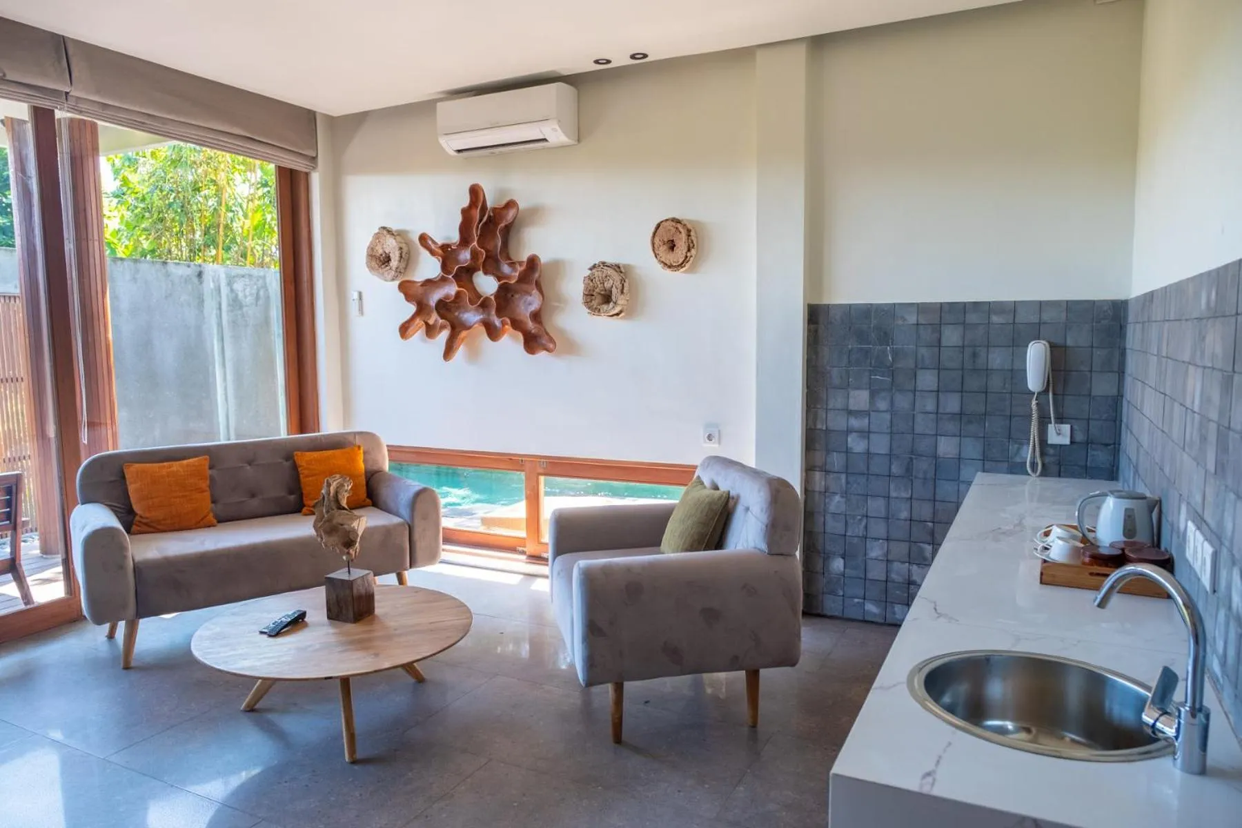 Living room in Tegal Sari Accommodation Ubud