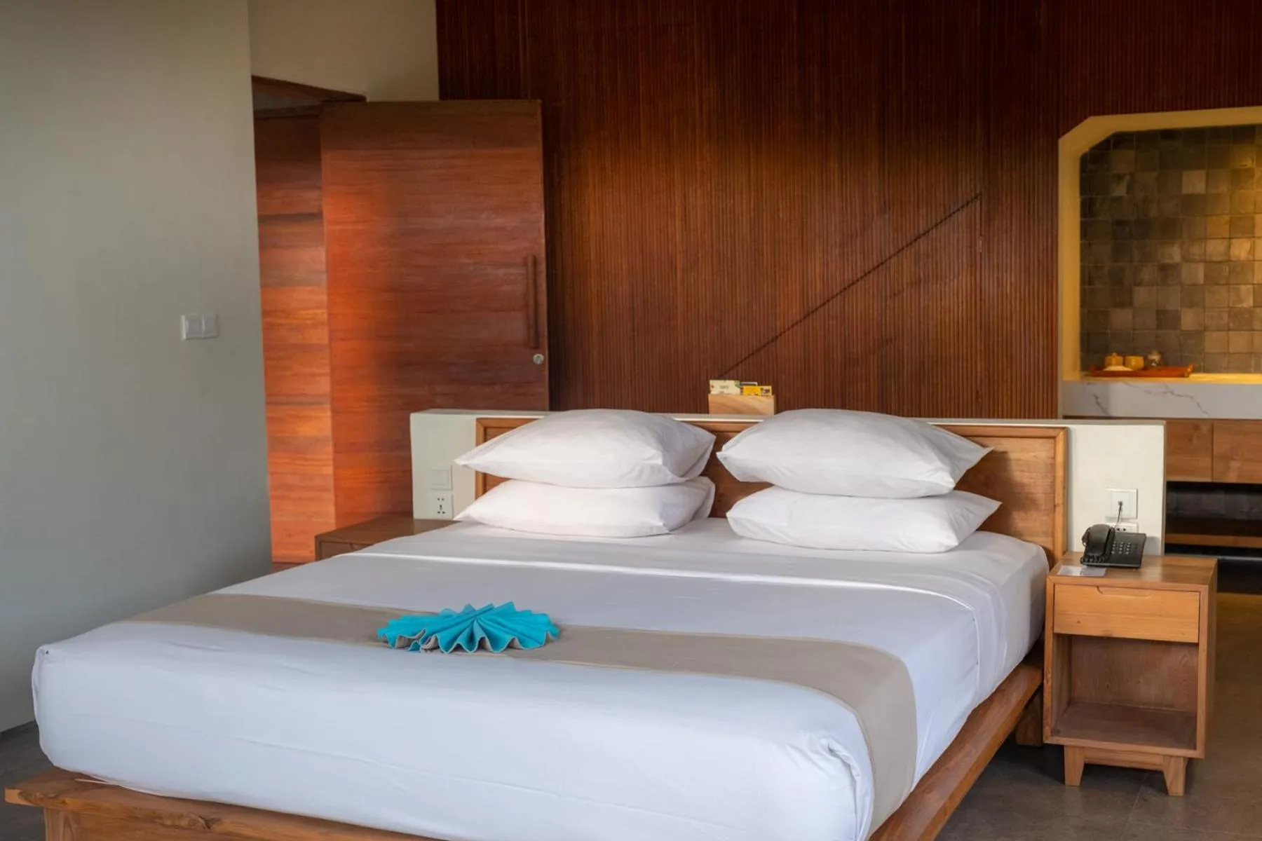 Bed in Tegal Sari Accommodation Ubud