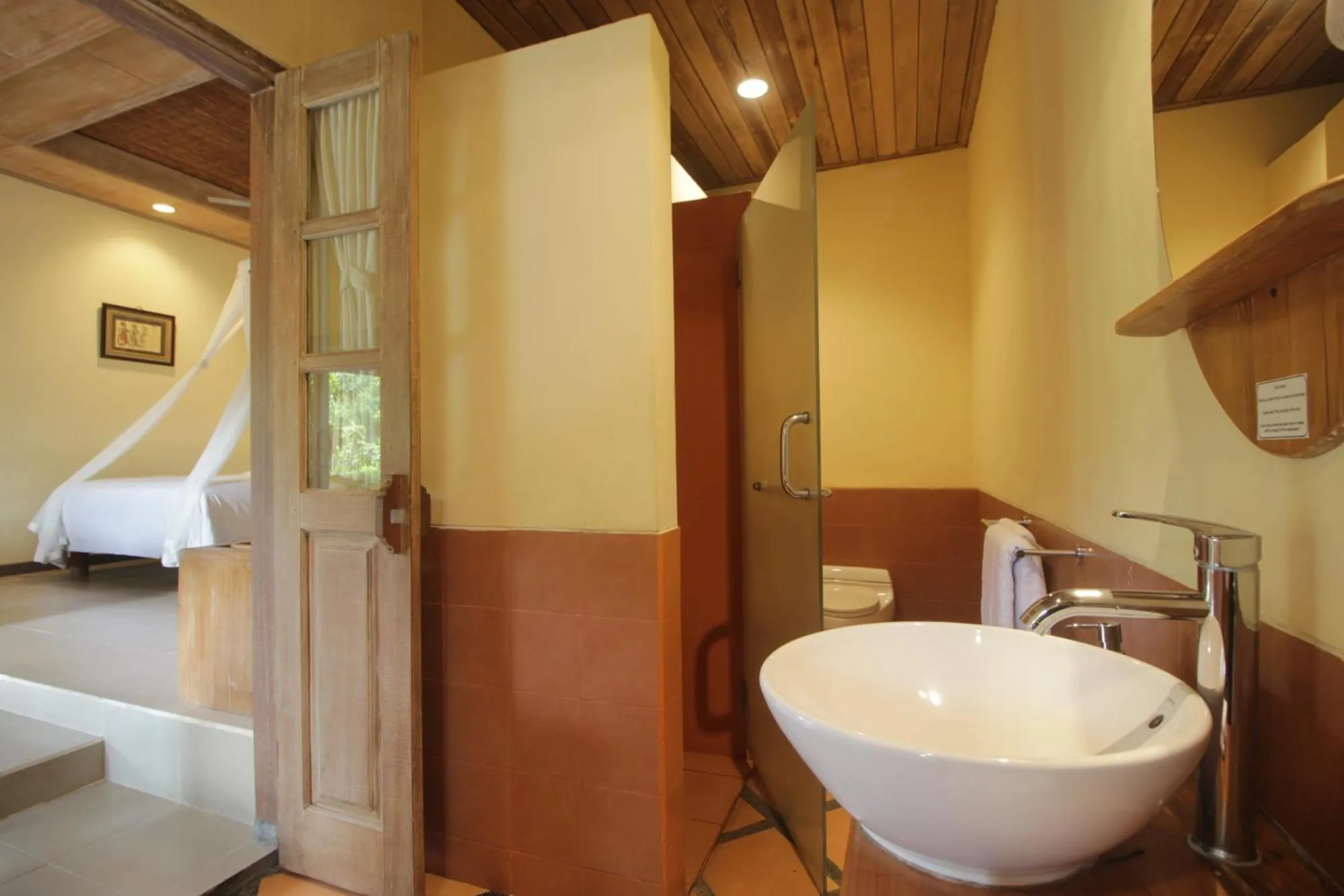 Bed in Tegal Sari Accommodation Ubud