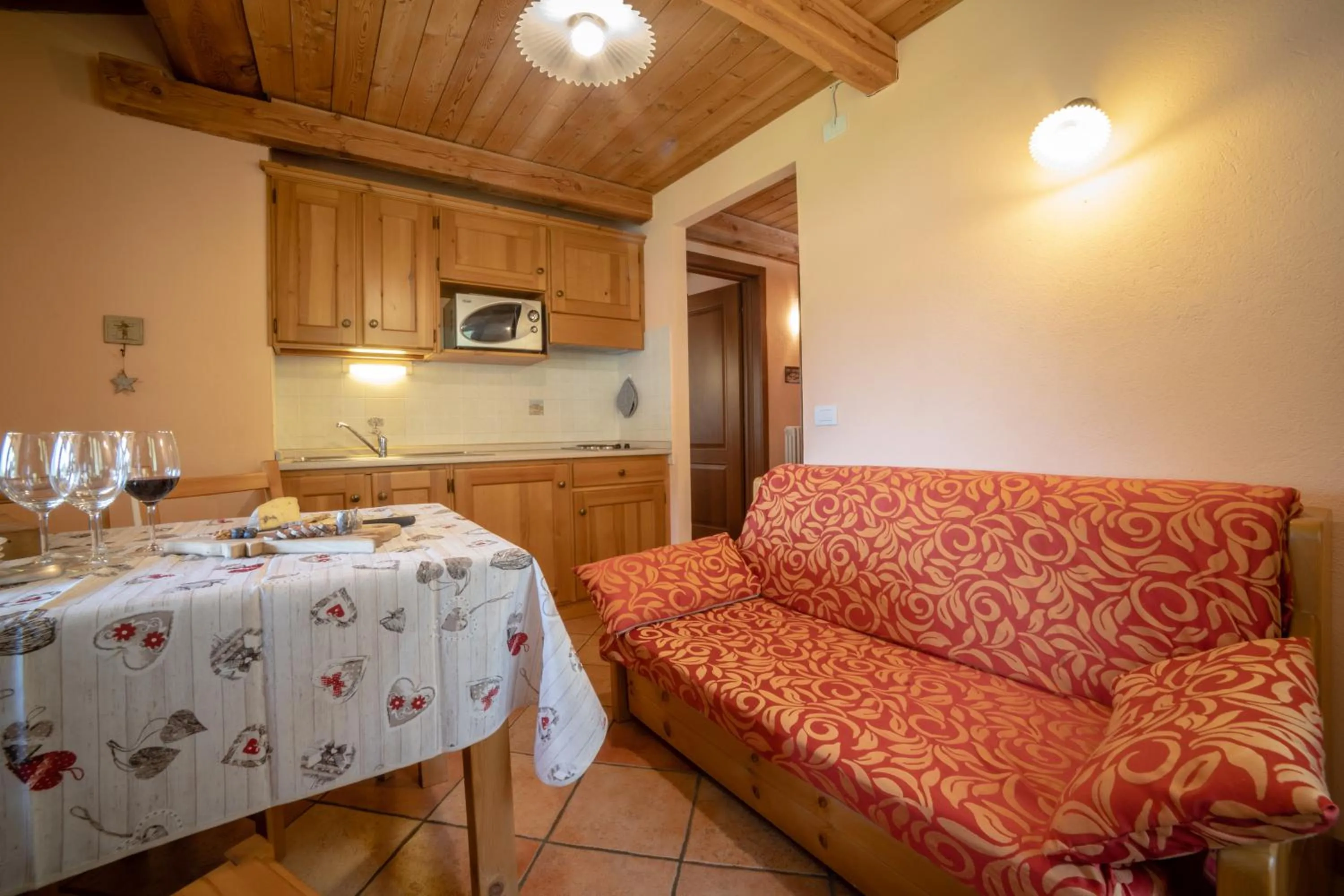 Living room in Walsertal Residence