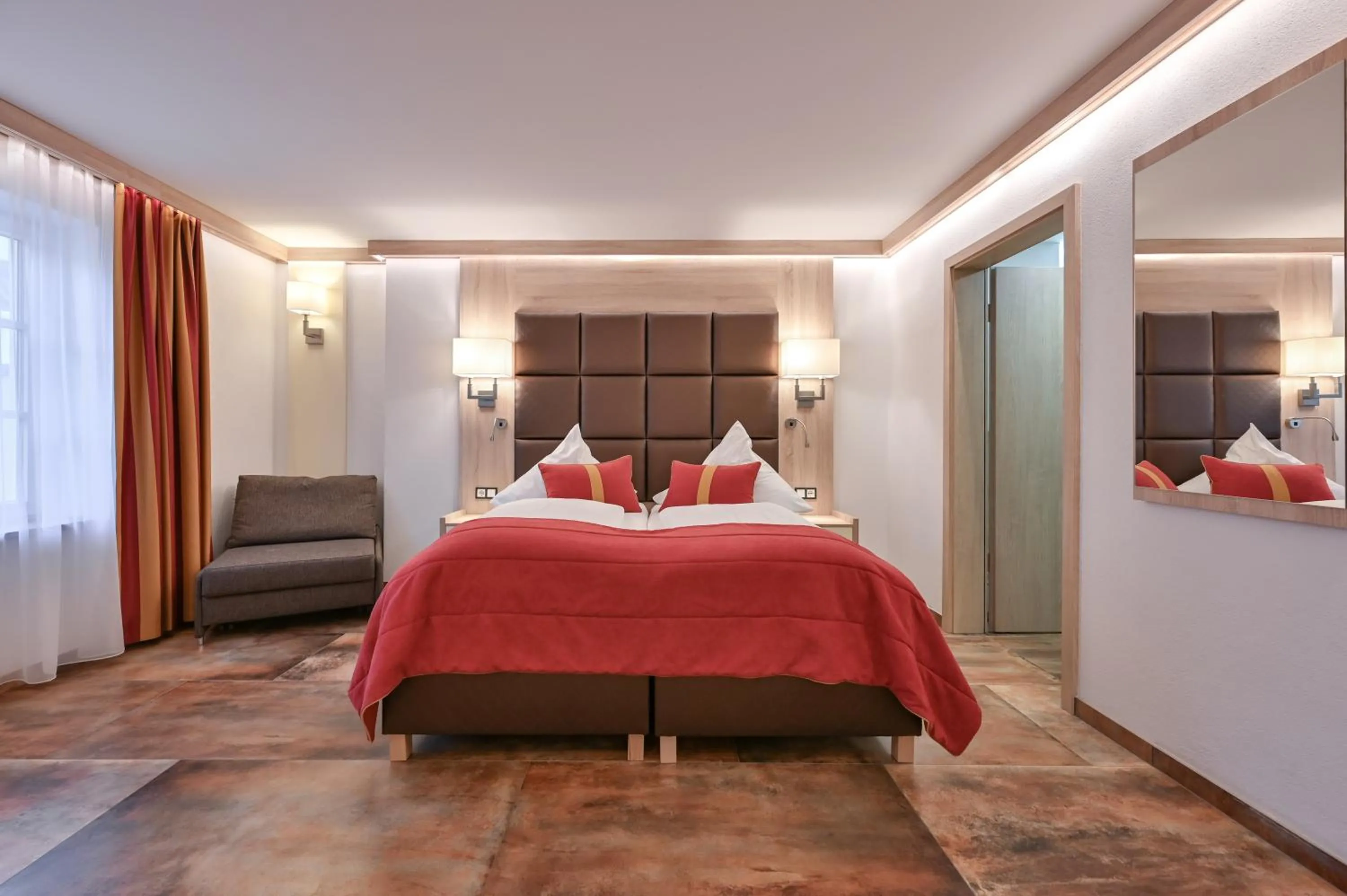 Bedroom, Bed in Hotel Ludwigs