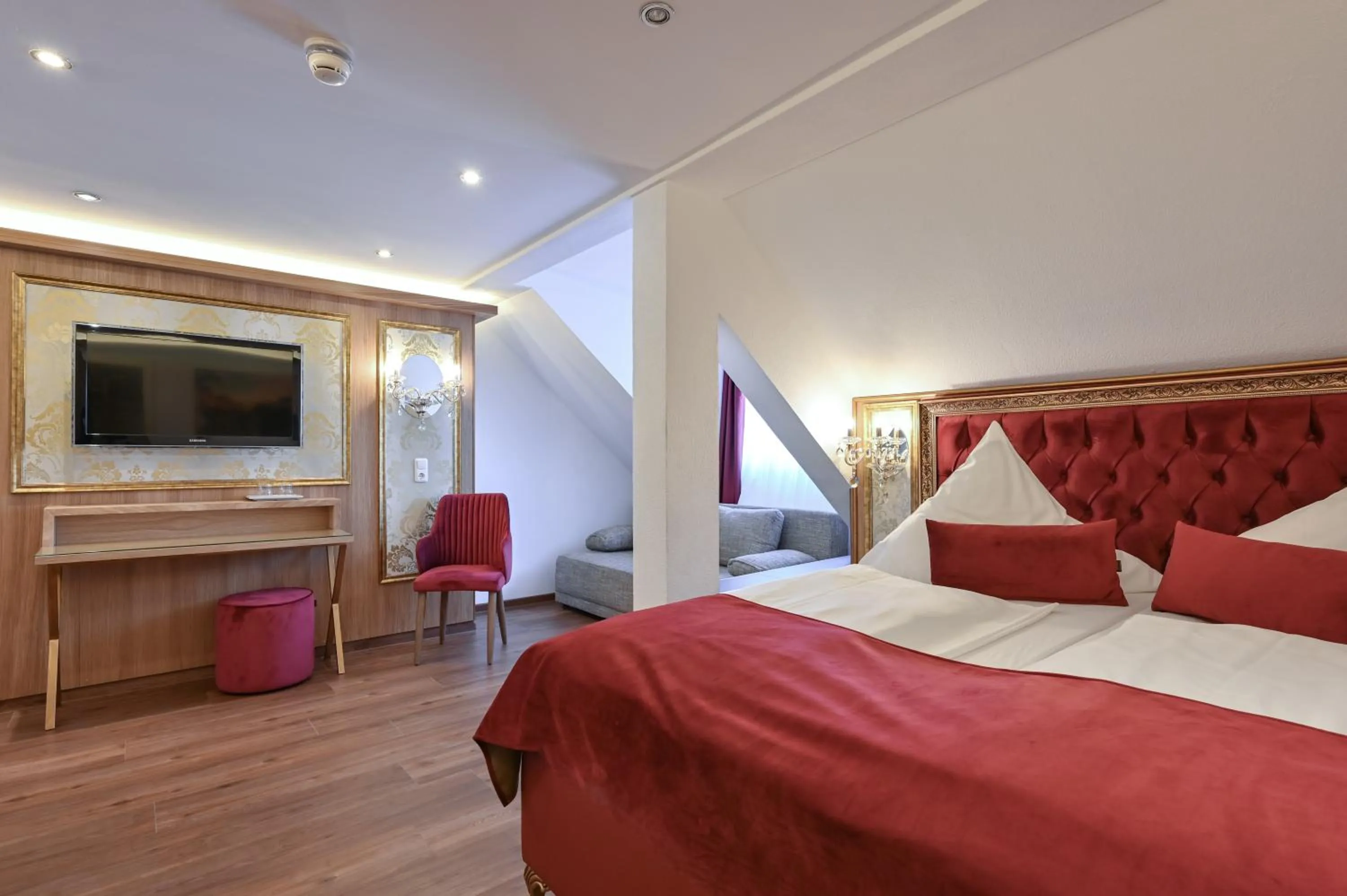 Bedroom, Bed in Hotel Ludwigs