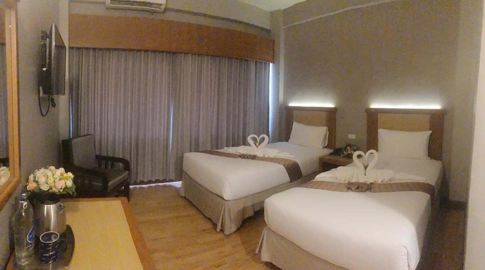 Bed in D-ONE Hotel