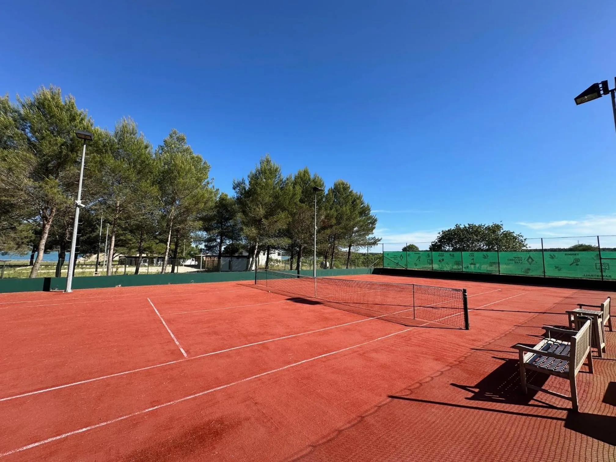 Tennis court in Camp Vransko lake - Mobile homes