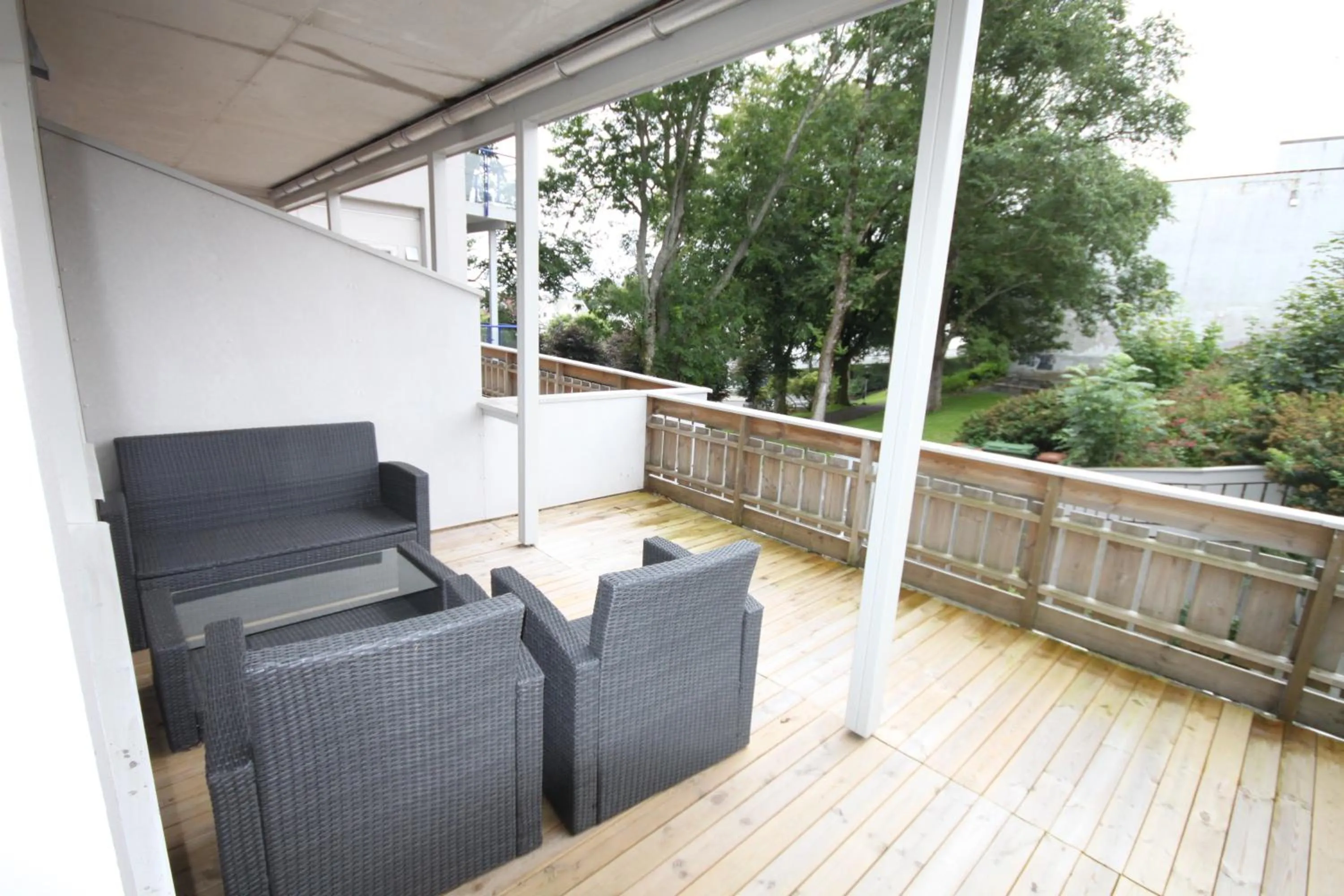 Balcony/Terrace in Parken Terrasse Apartment Hotel