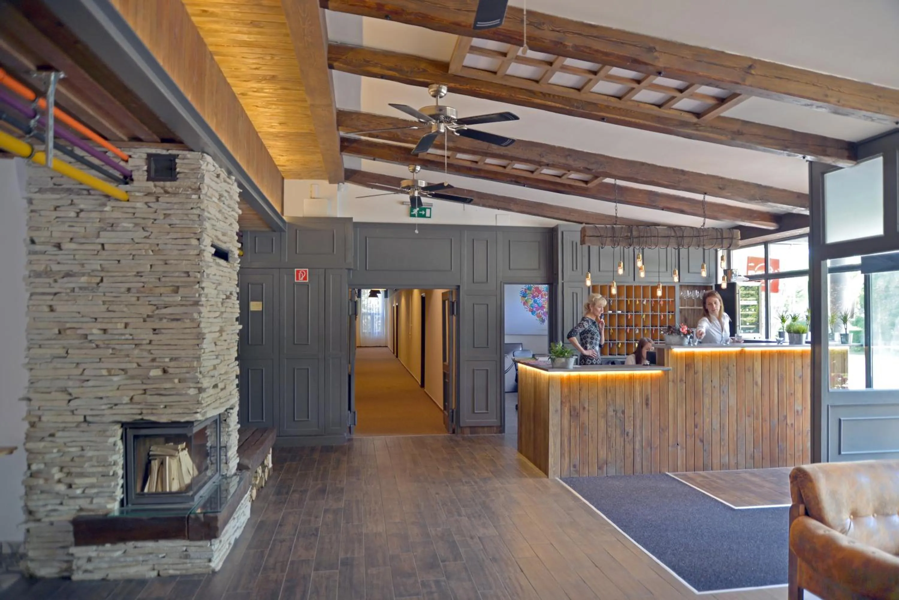 Lobby or reception in Garda Hotel