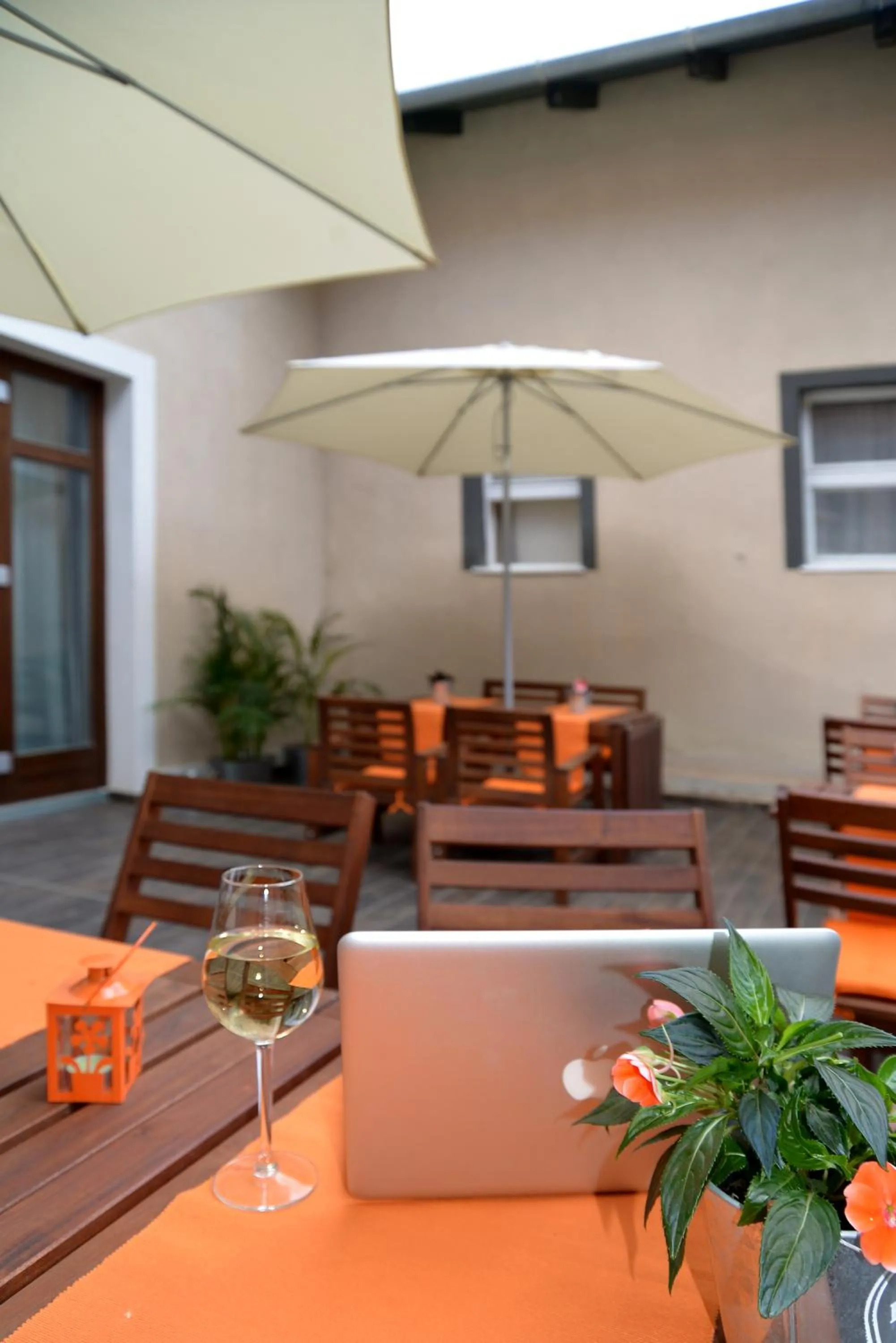 Patio in Garda Hotel