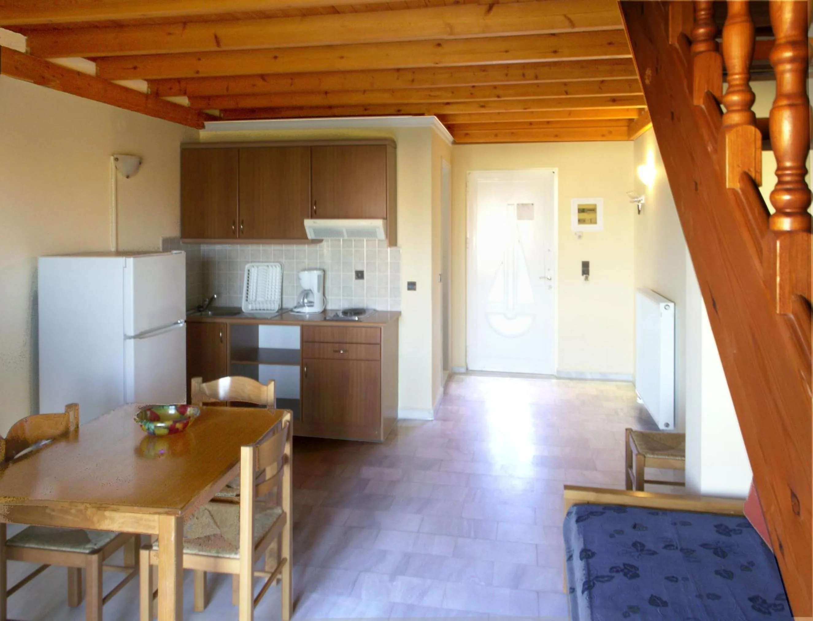 Kitchen or kitchenette in Athena Hotel