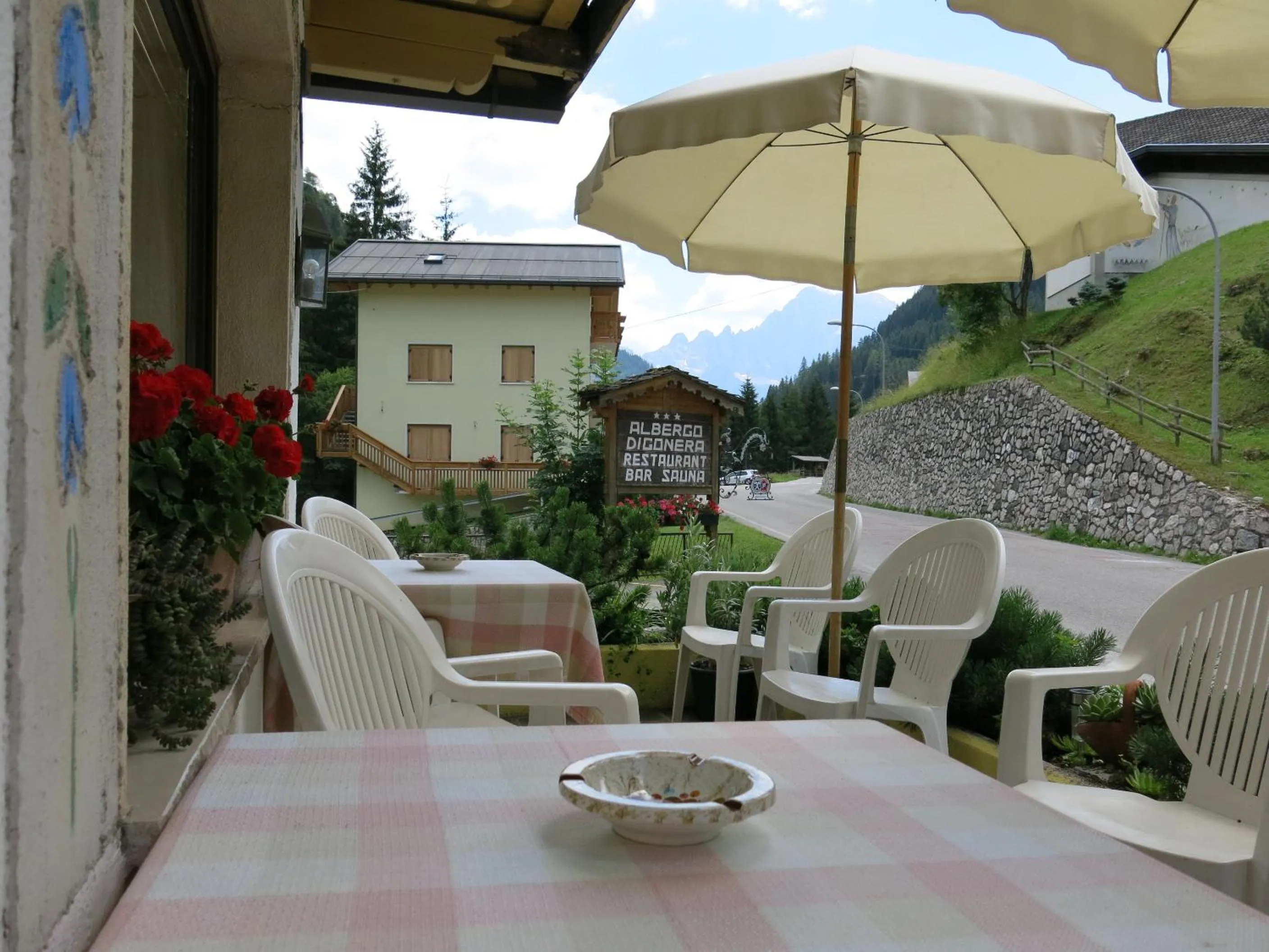 Patio in Digonera Historic Hotel B&B