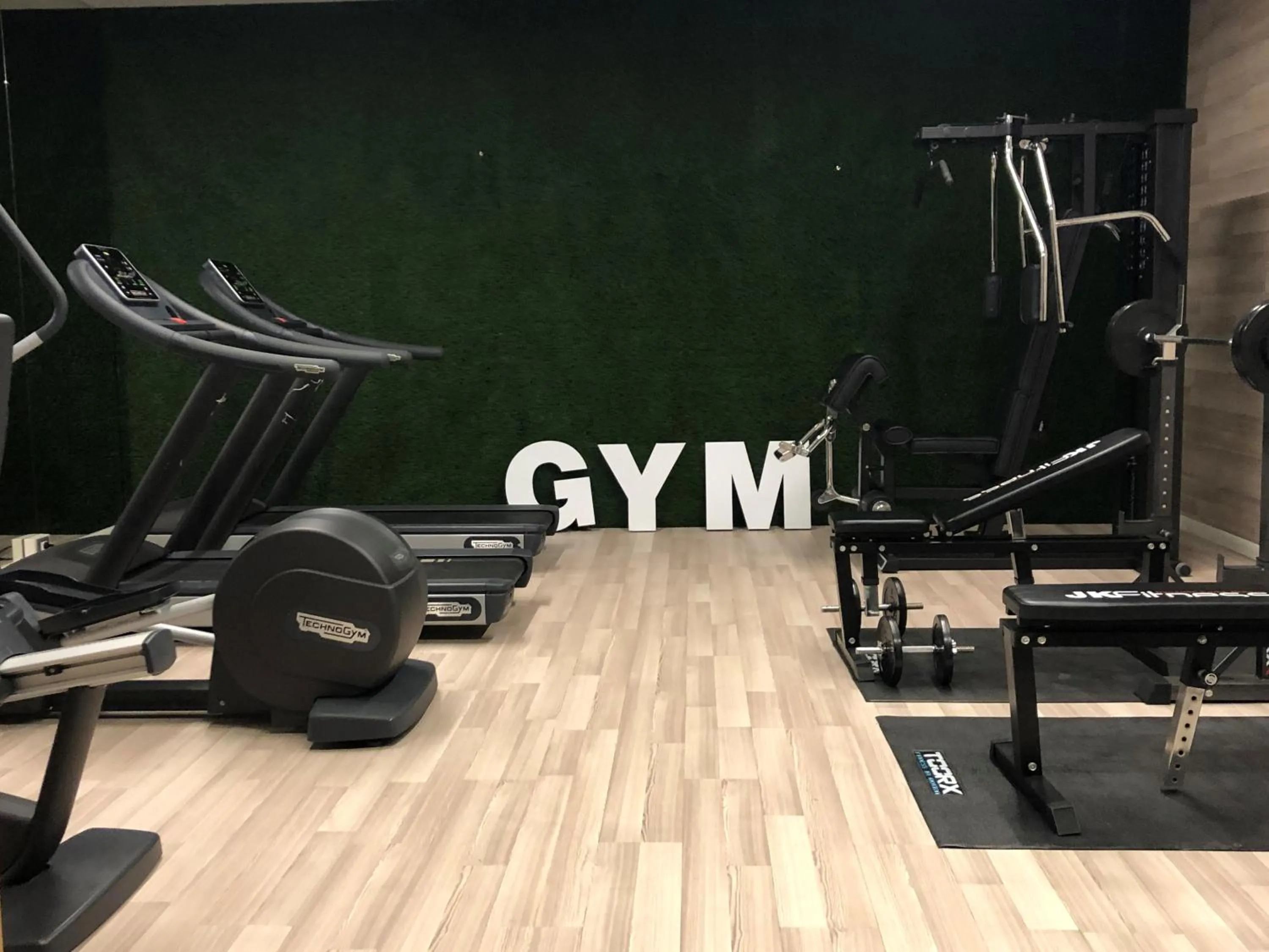 Fitness centre/facilities in Hotel Mirasole International