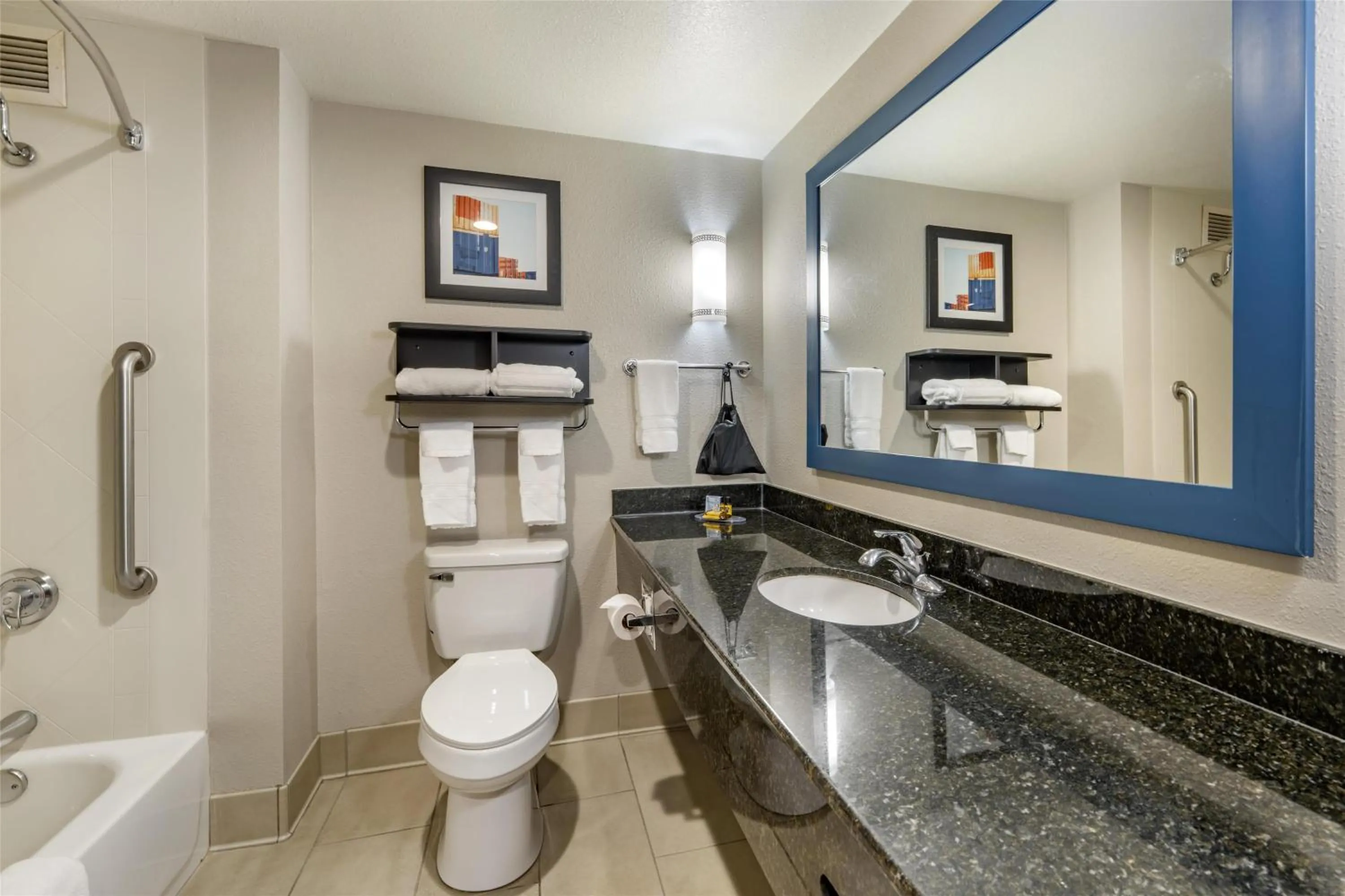 Toilet in Best Western Plus Castlerock Inn & Suites