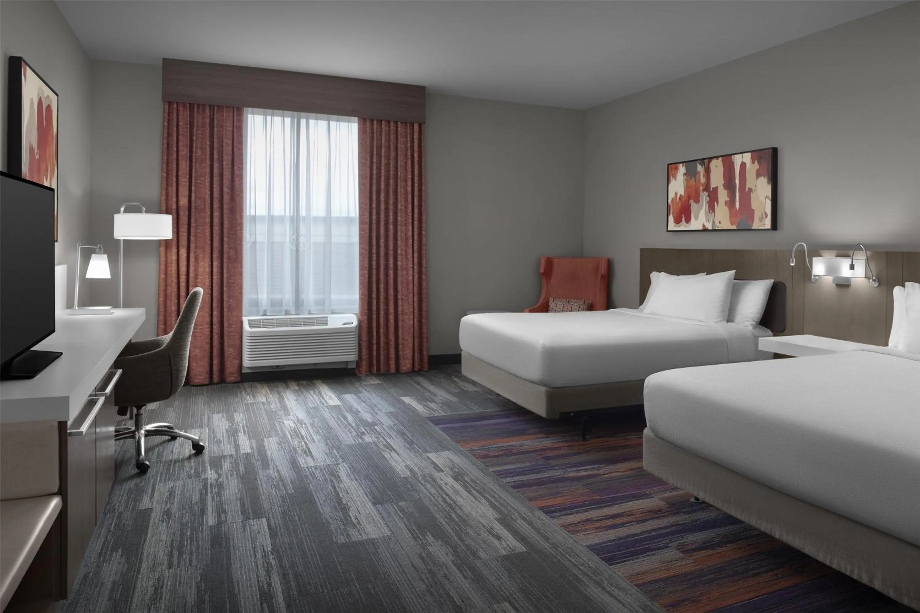 Bed in Hilton Garden Inn Charlotte Waverly