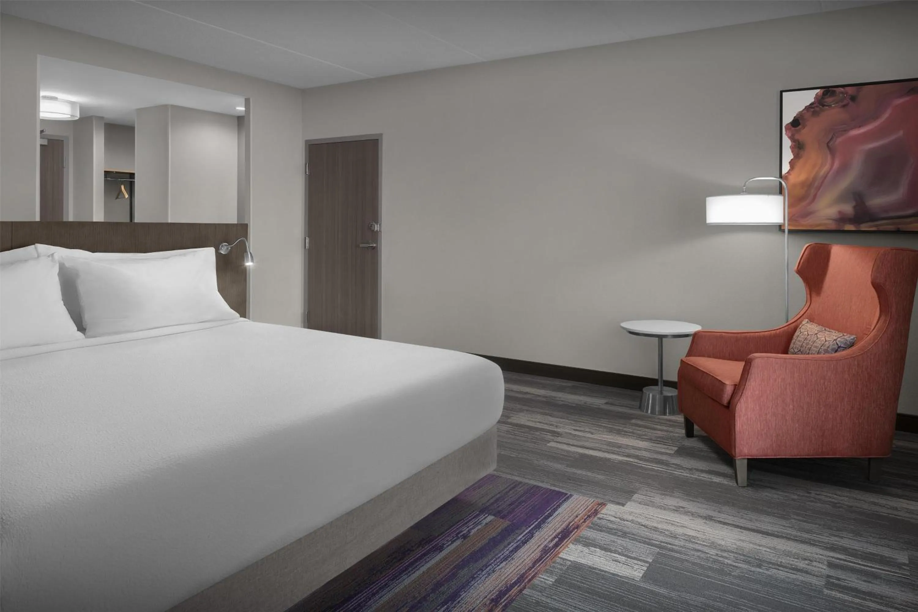 Bed in Hilton Garden Inn Charlotte Waverly