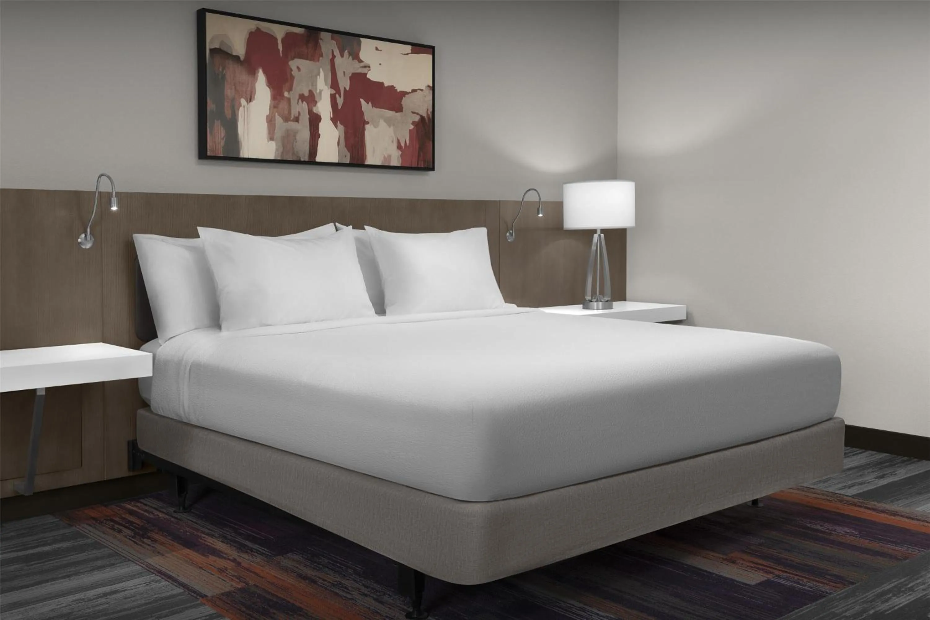 Bed in Hilton Garden Inn Charlotte Waverly