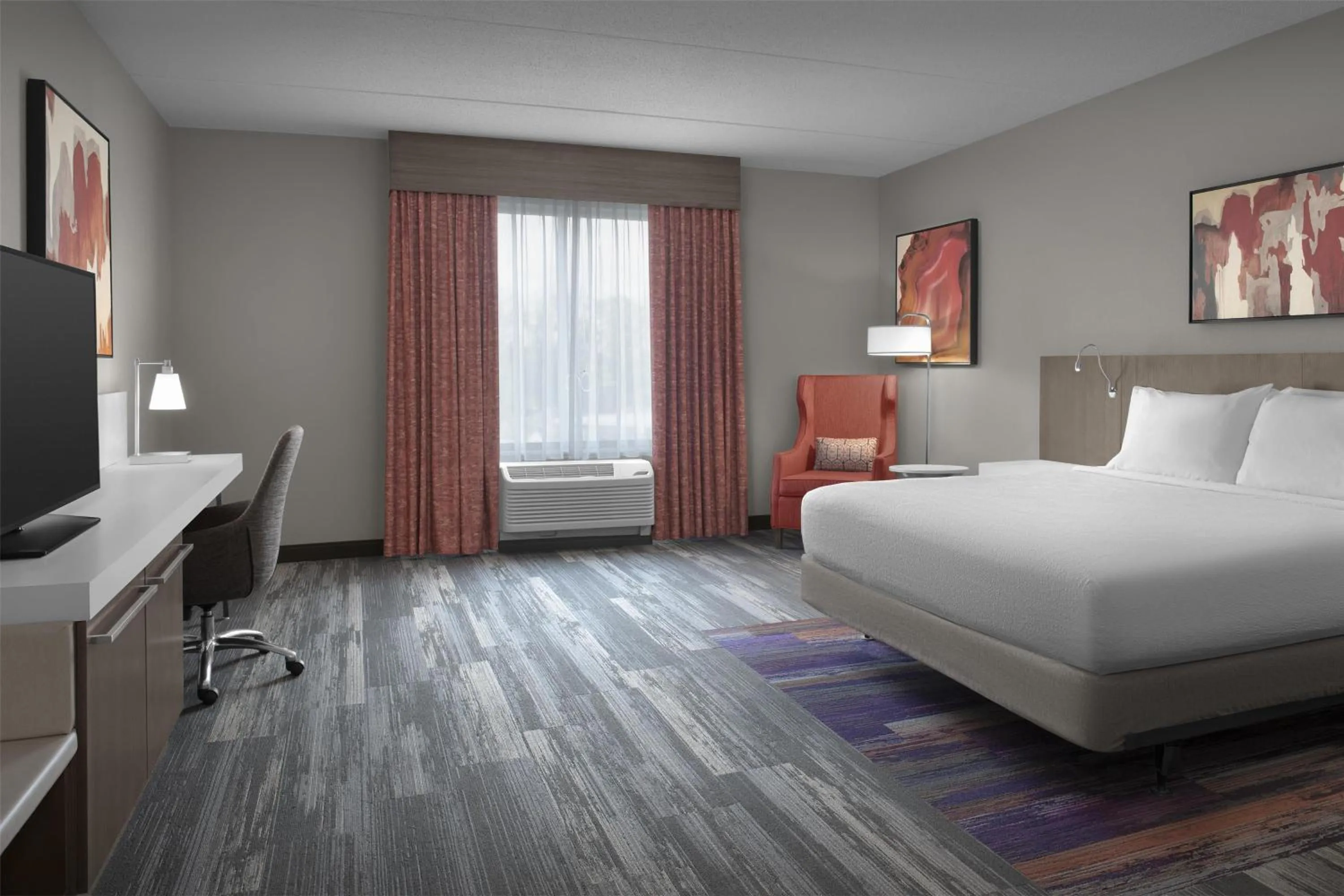 Bed in Hilton Garden Inn Charlotte Waverly