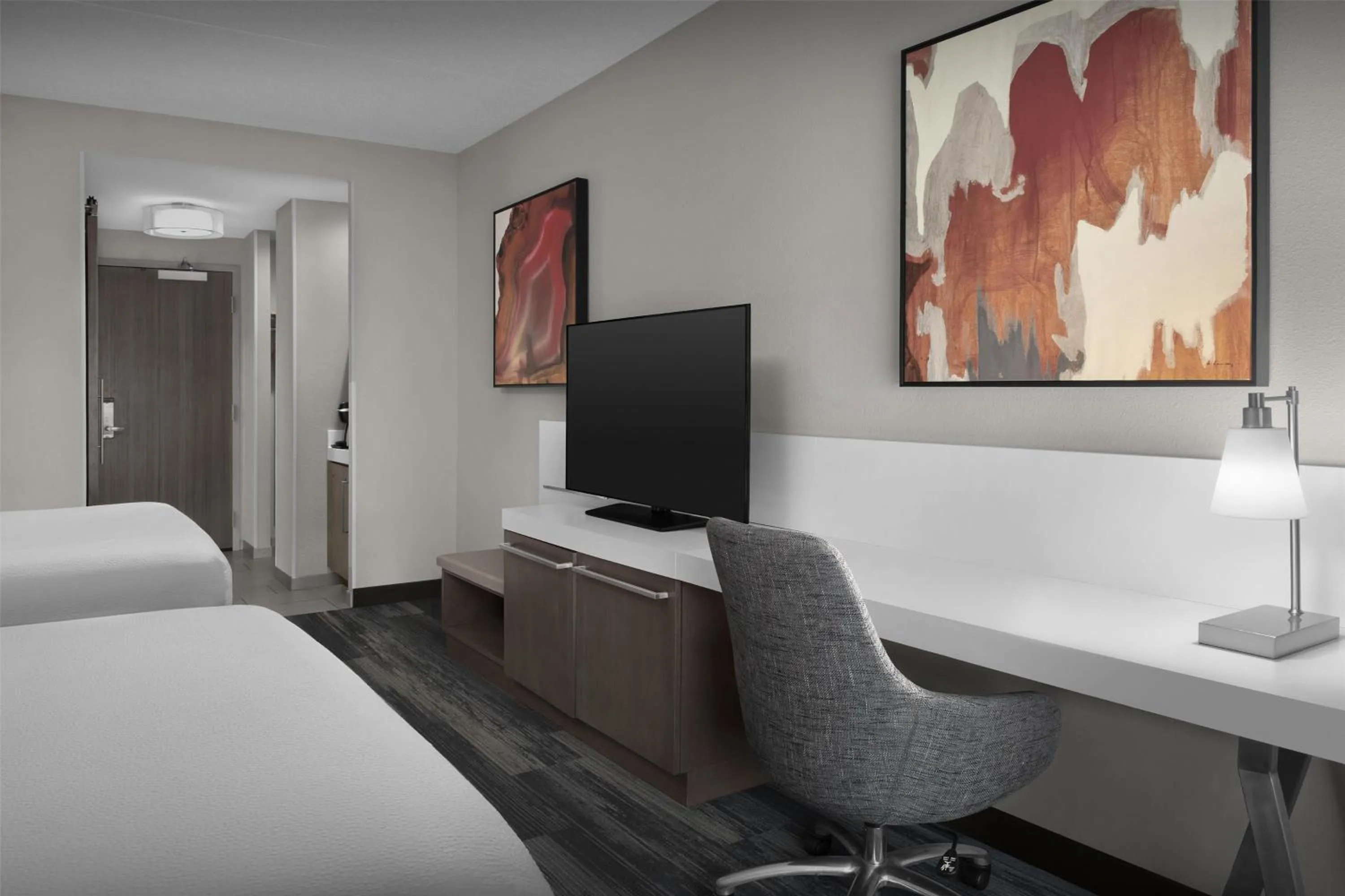 Bedroom, Bed in Hilton Garden Inn Charlotte Waverly