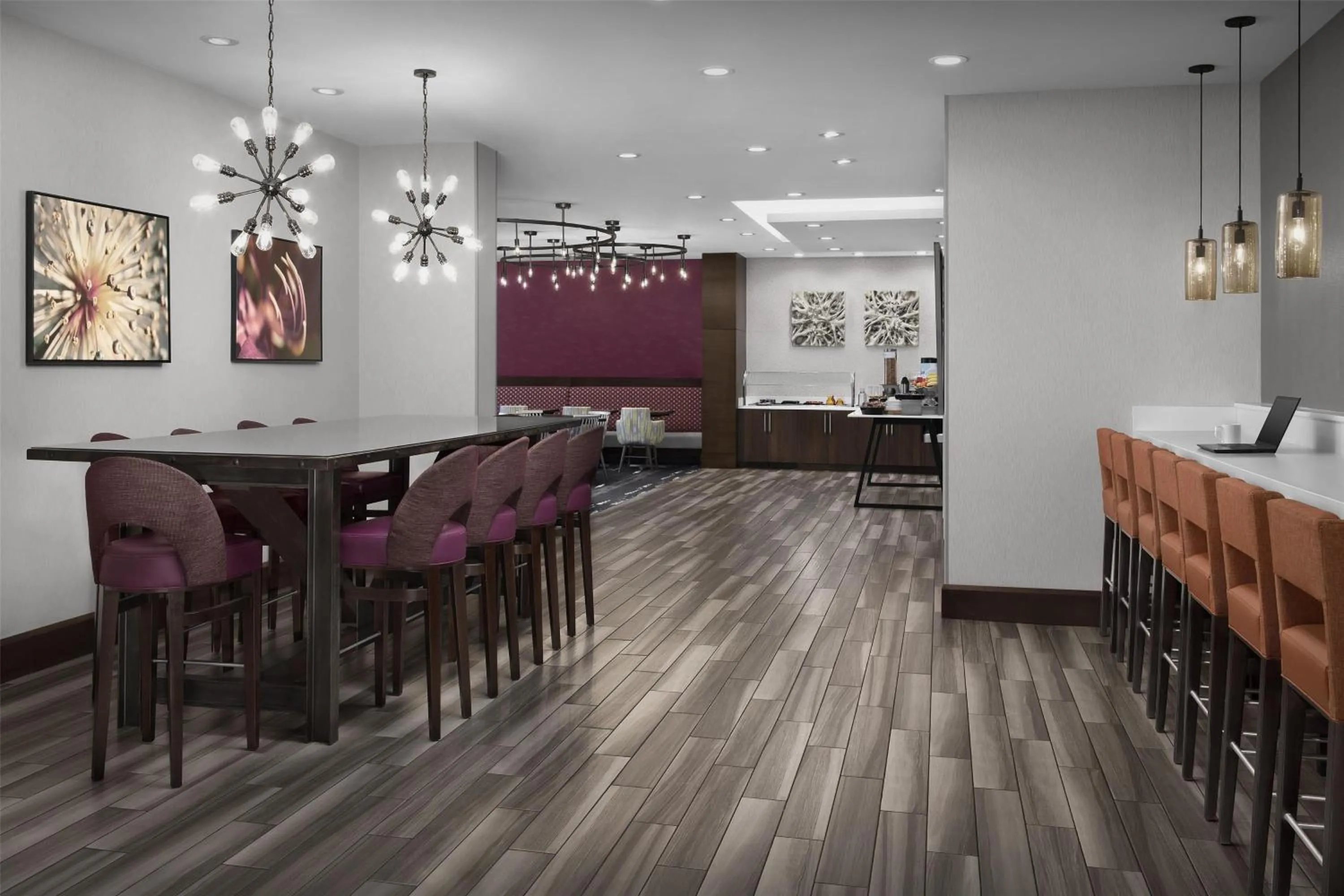 Lobby or reception in Hilton Garden Inn Charlotte Waverly