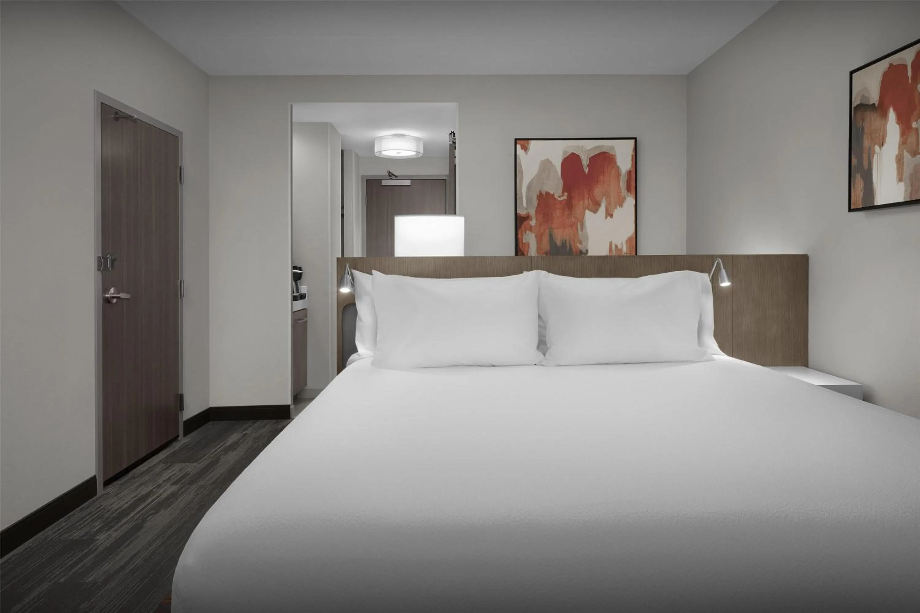 Bed in Hilton Garden Inn Charlotte Waverly