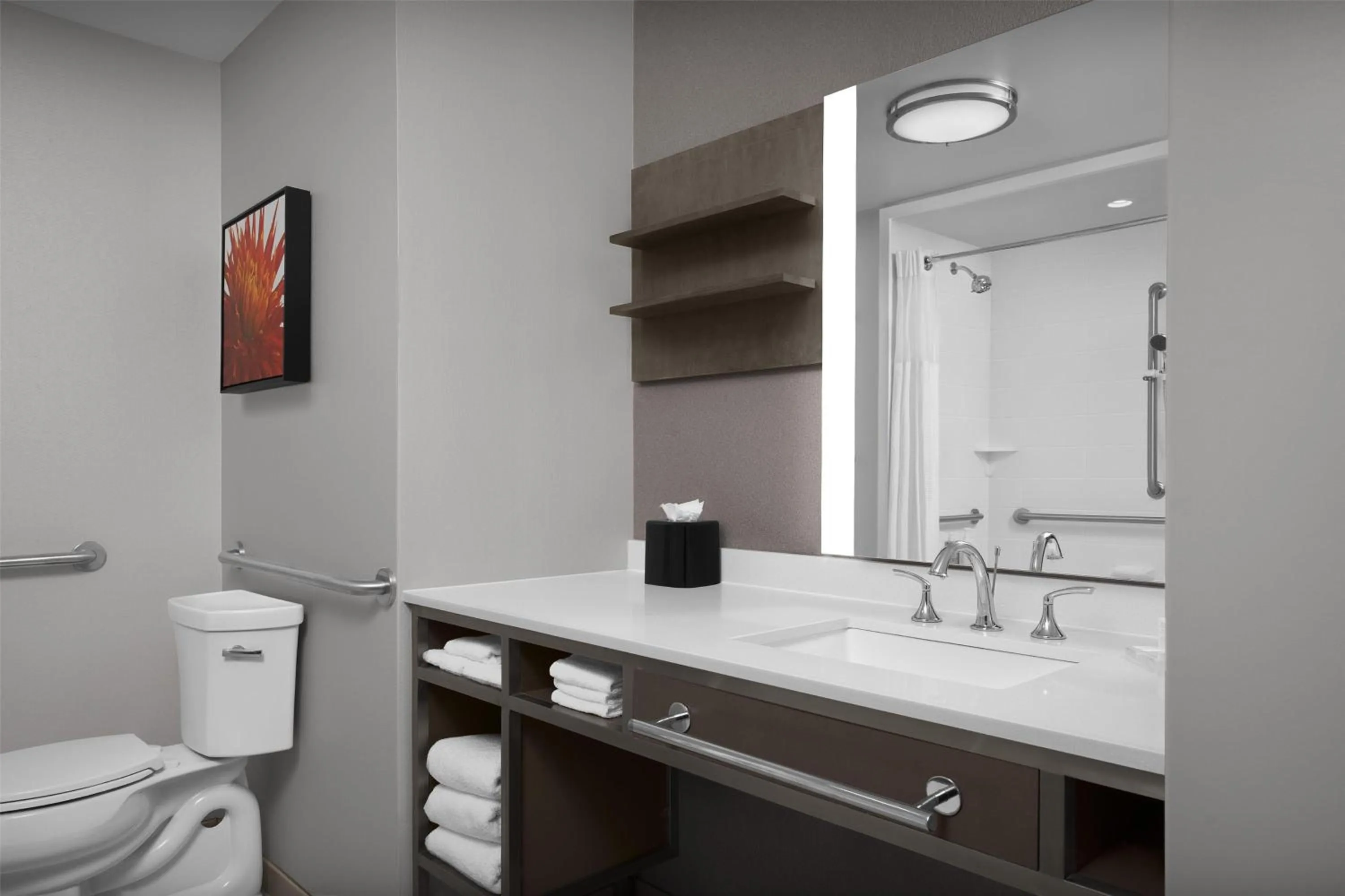 Bathroom in Hilton Garden Inn Charlotte Waverly