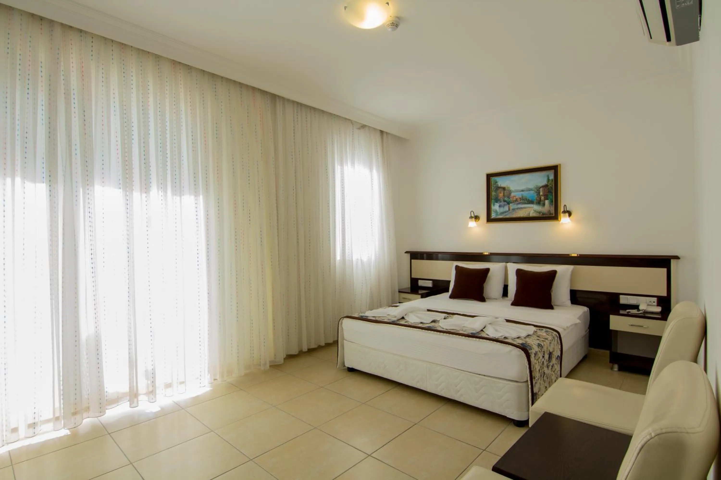 Bed in Belcekum Beach Hotel