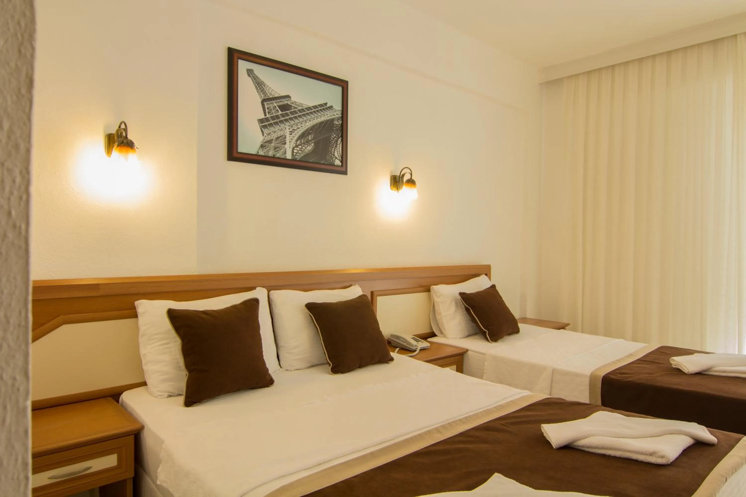 Bed in Belcekum Beach Hotel