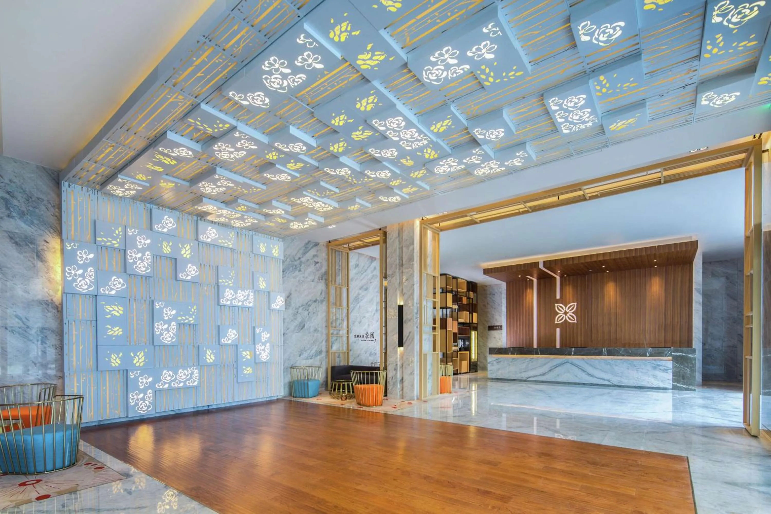 Lobby or reception in Hilton Garden Inn Qidong