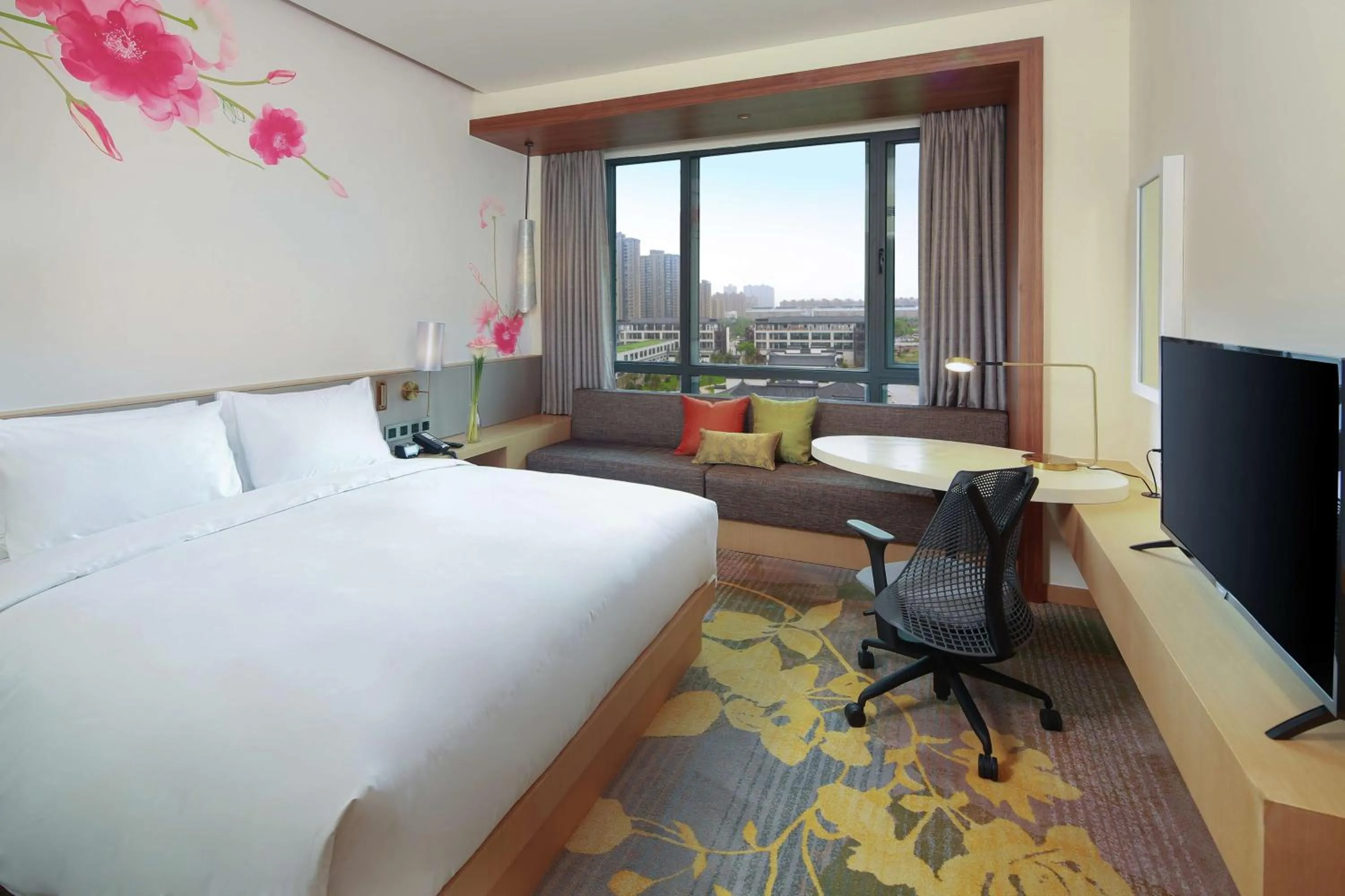 Bedroom, Bed in Hilton Garden Inn Qidong