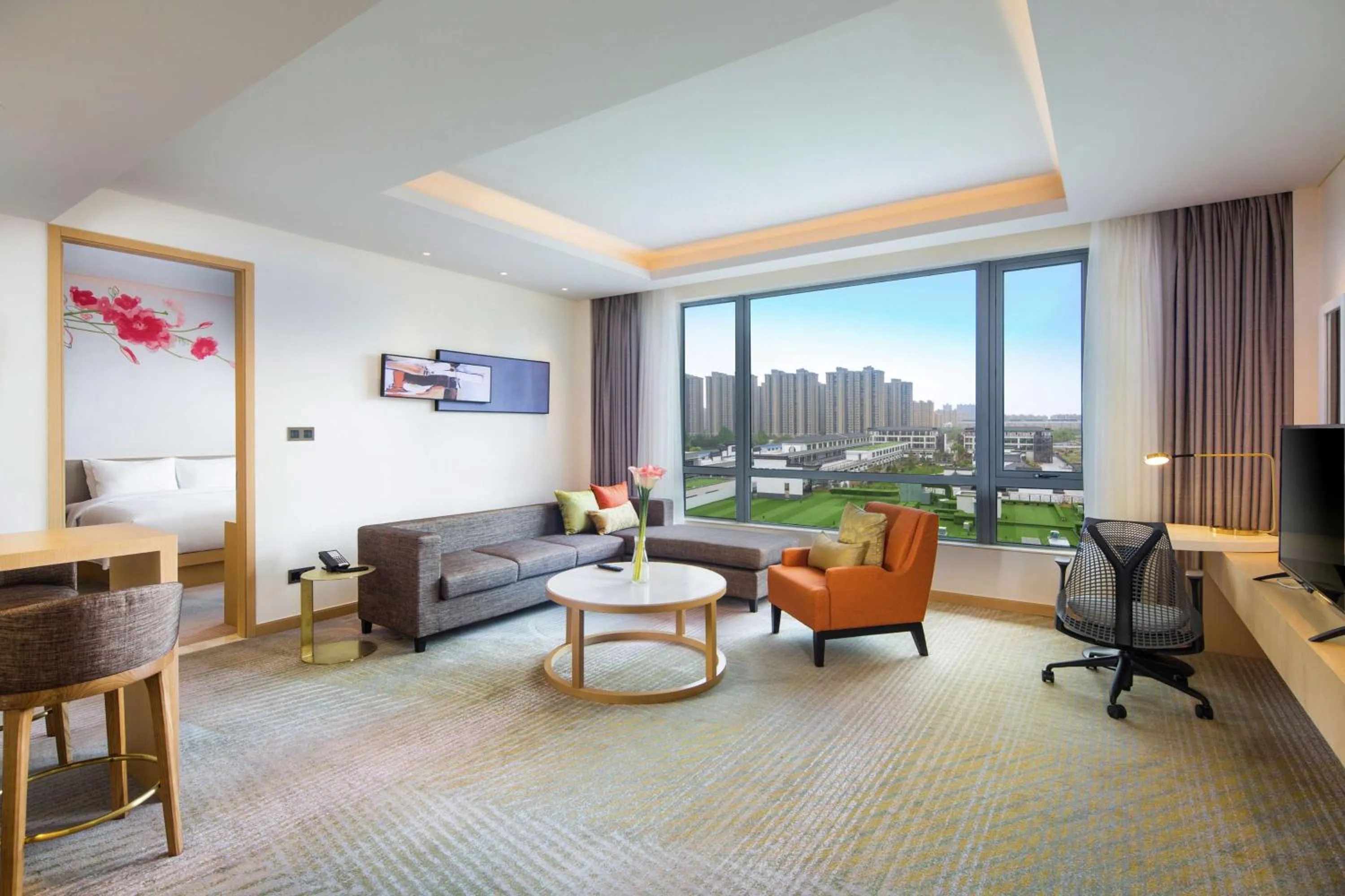 Living room in Hilton Garden Inn Qidong