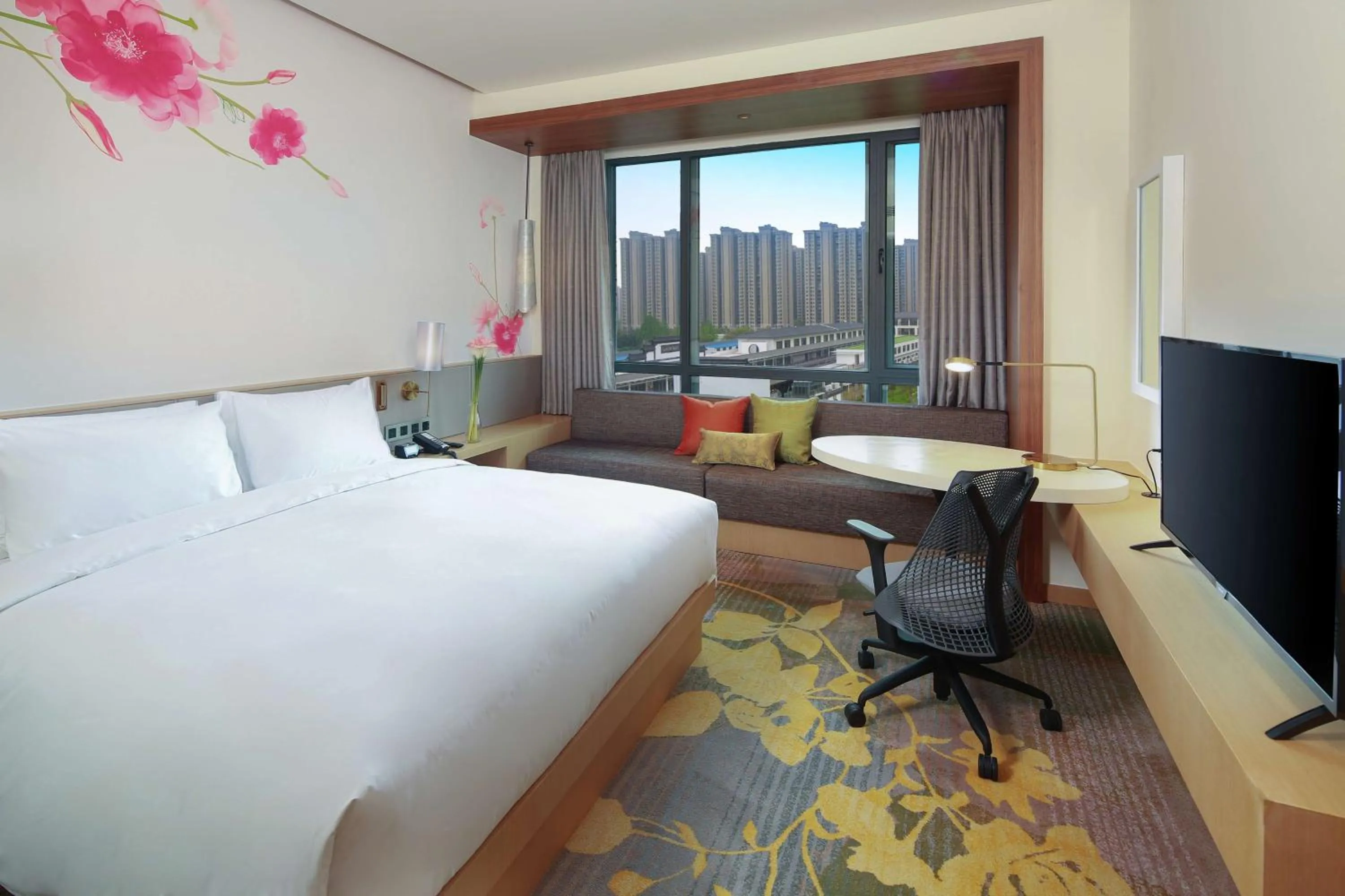 Bedroom, Bed in Hilton Garden Inn Qidong
