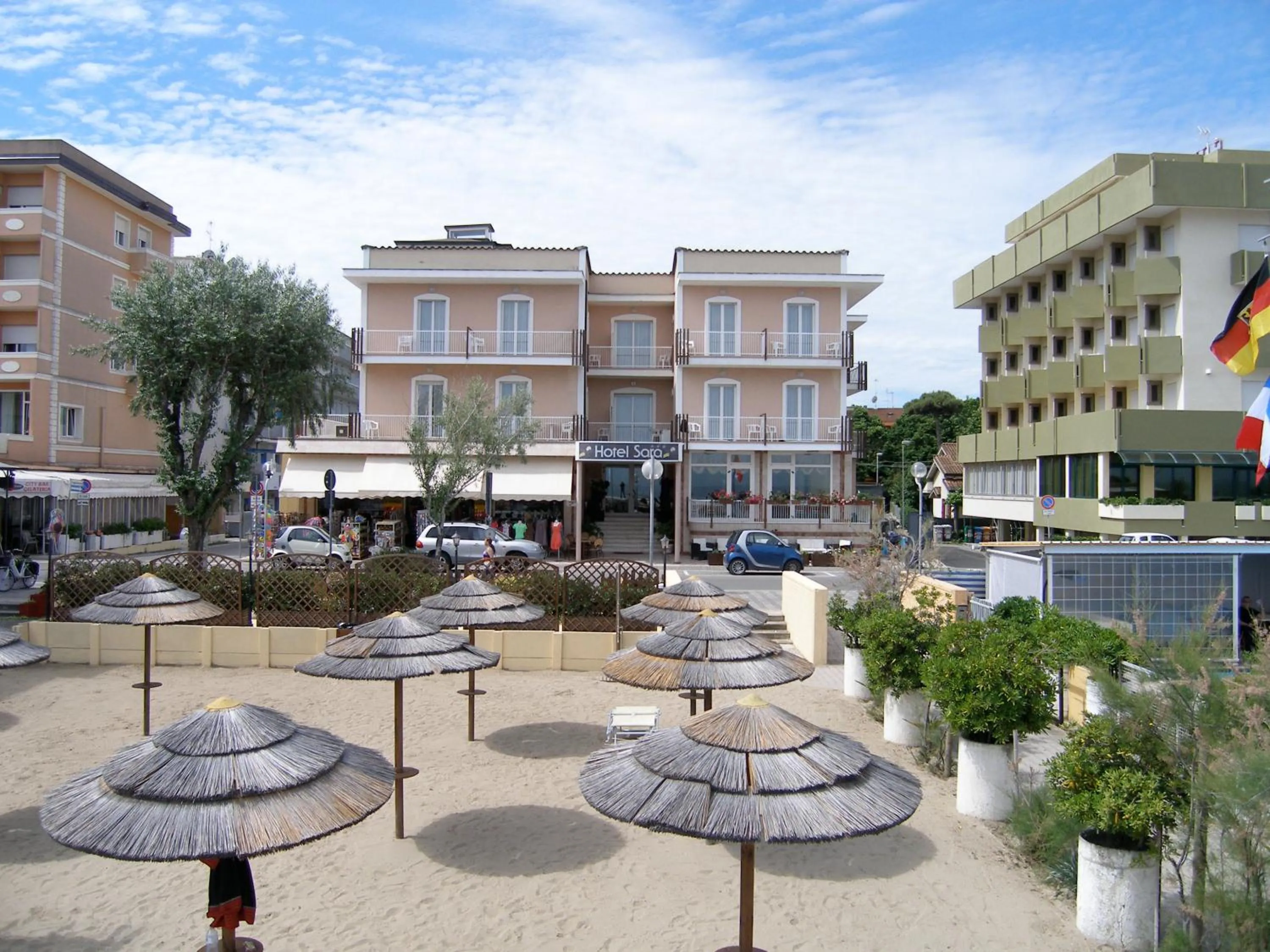 Facade/entrance in Hotel Sara