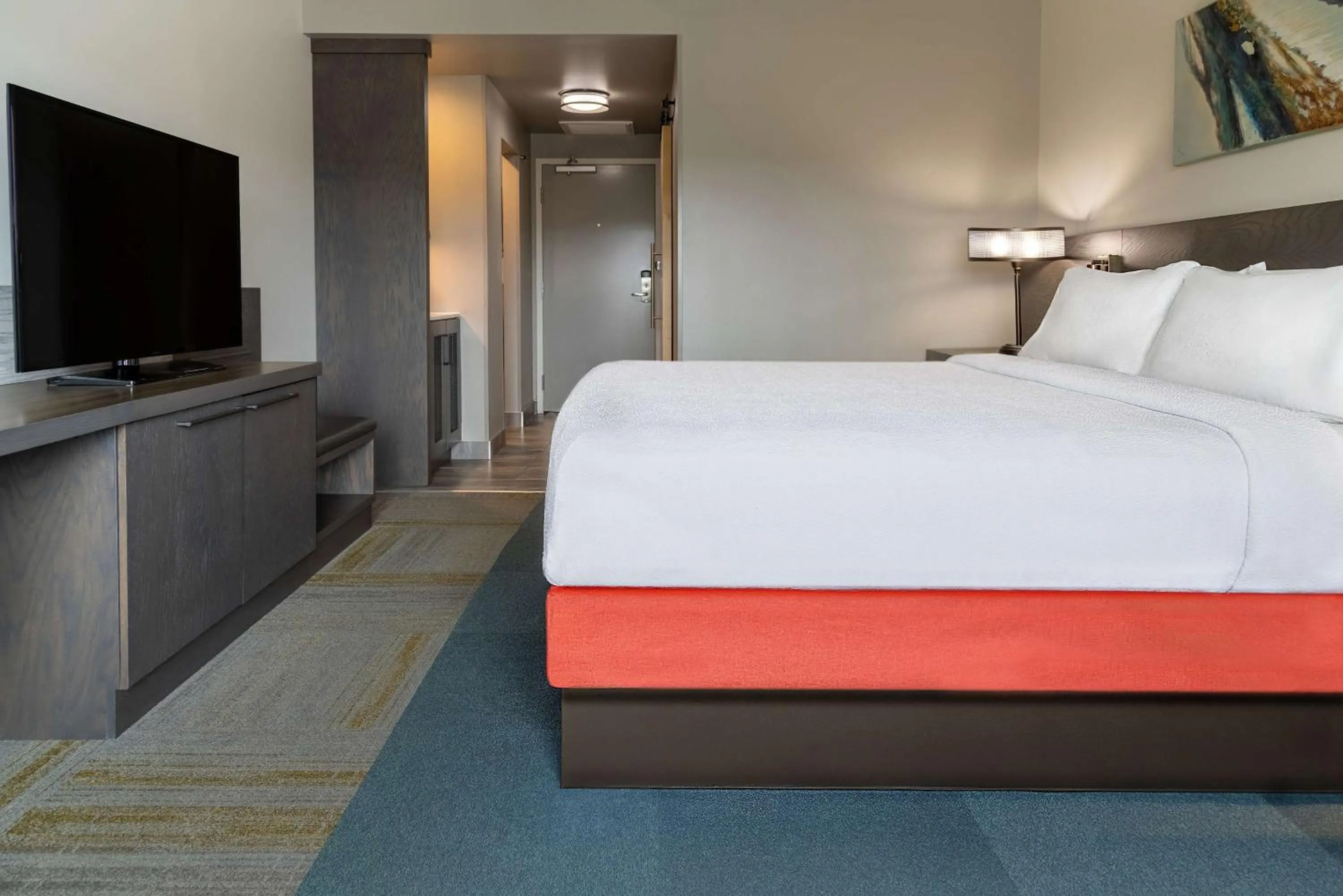 Bed in Hilton Garden Inn Fredericton