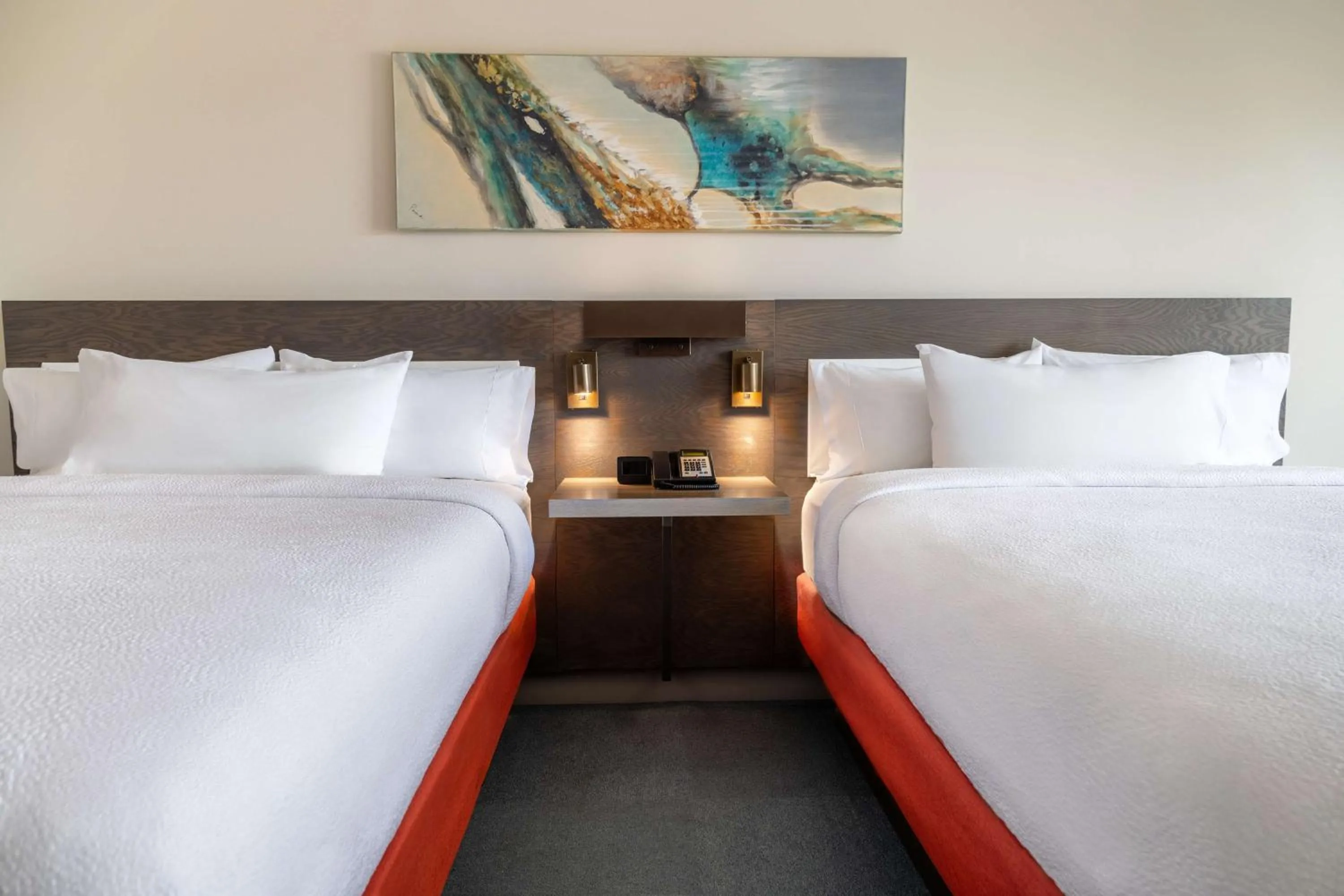 Bed in Hilton Garden Inn Fredericton