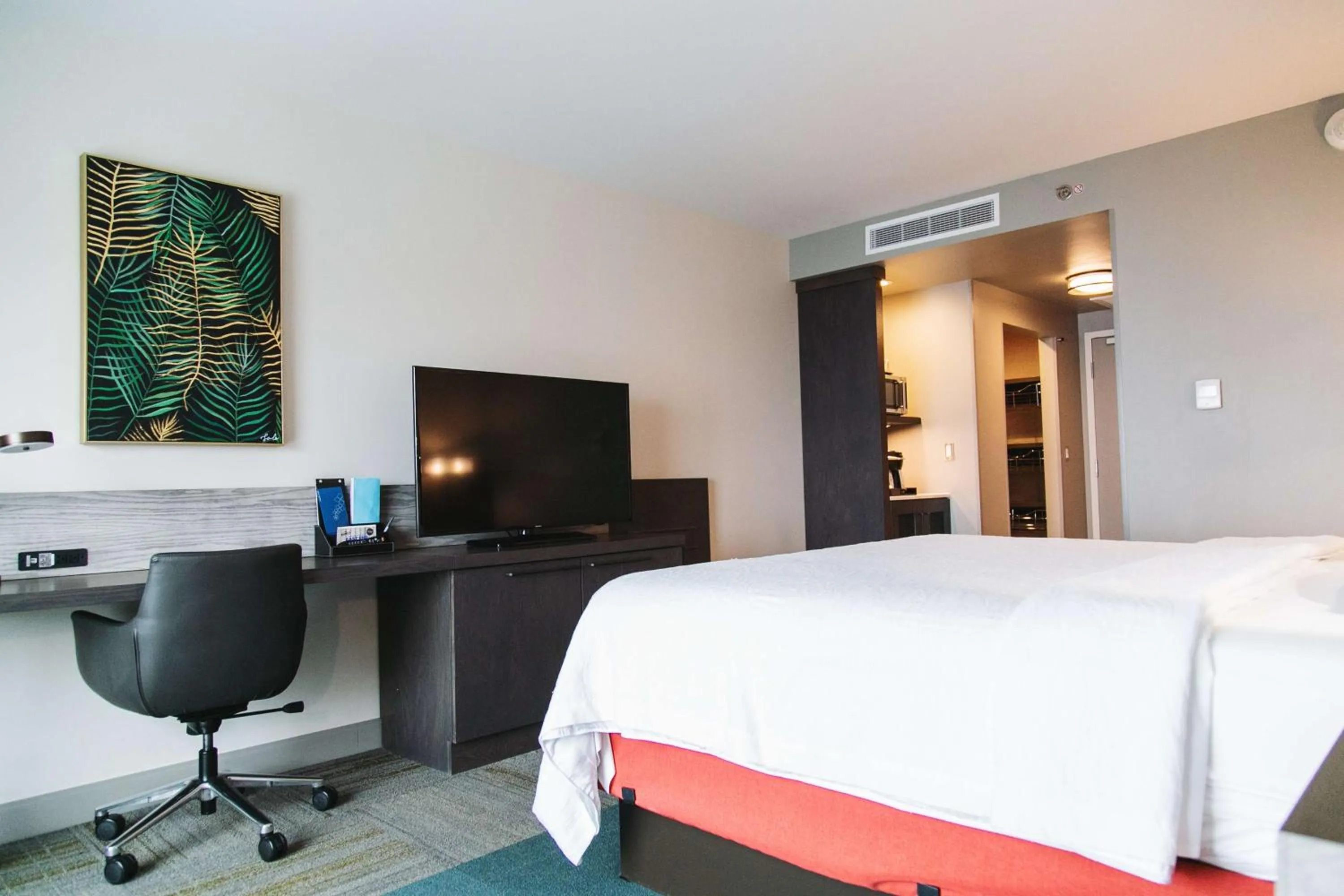 Bed in Hilton Garden Inn Fredericton