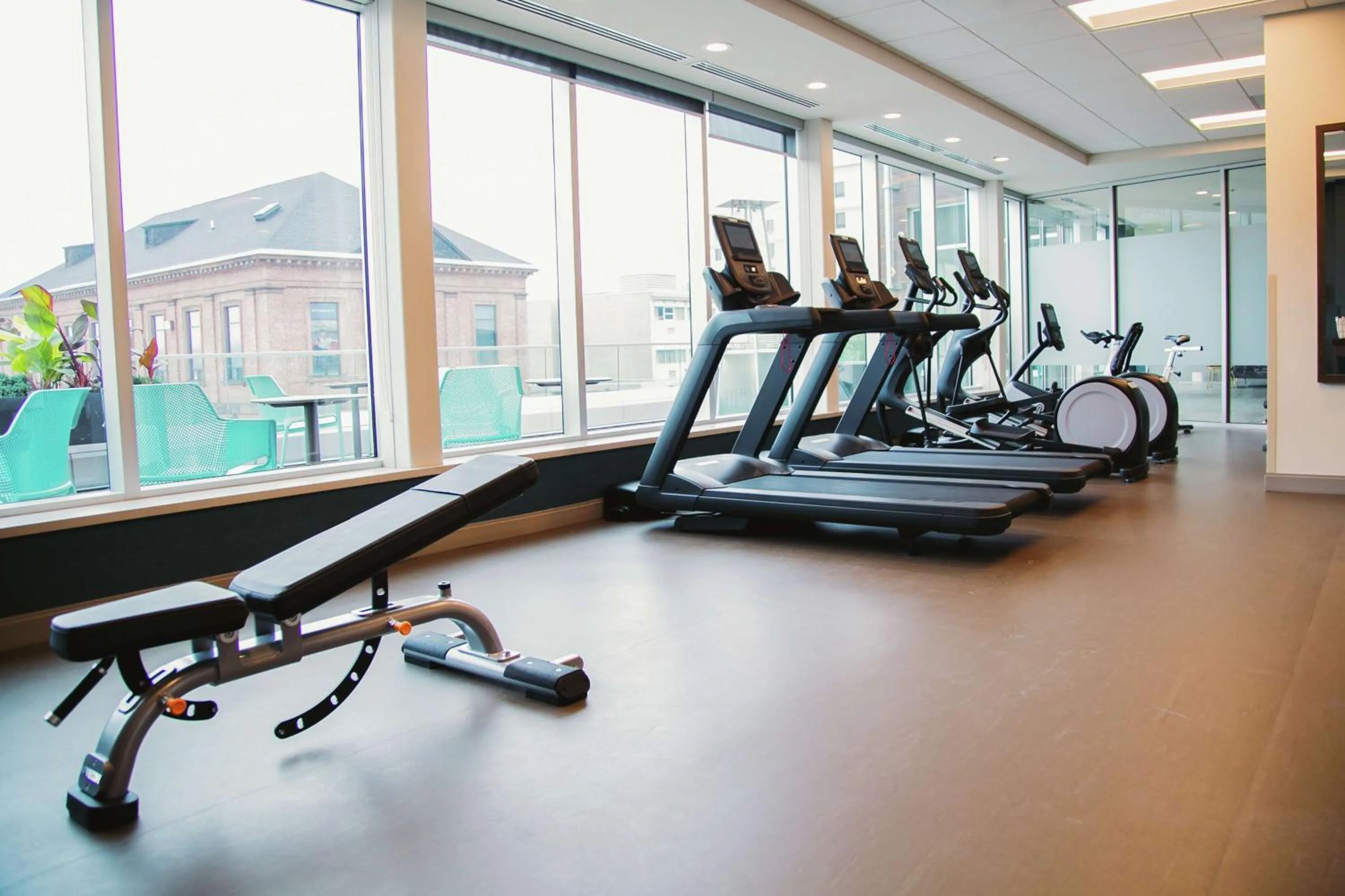 Fitness centre/facilities in Hilton Garden Inn Fredericton
