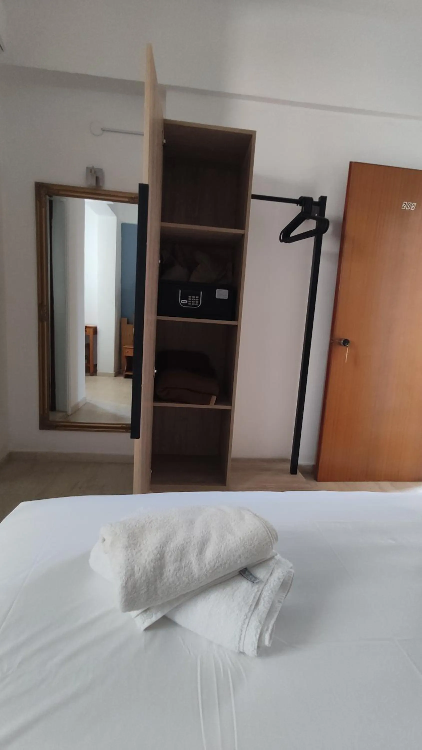 wardrobe, Bed in Malia Boutique Studios