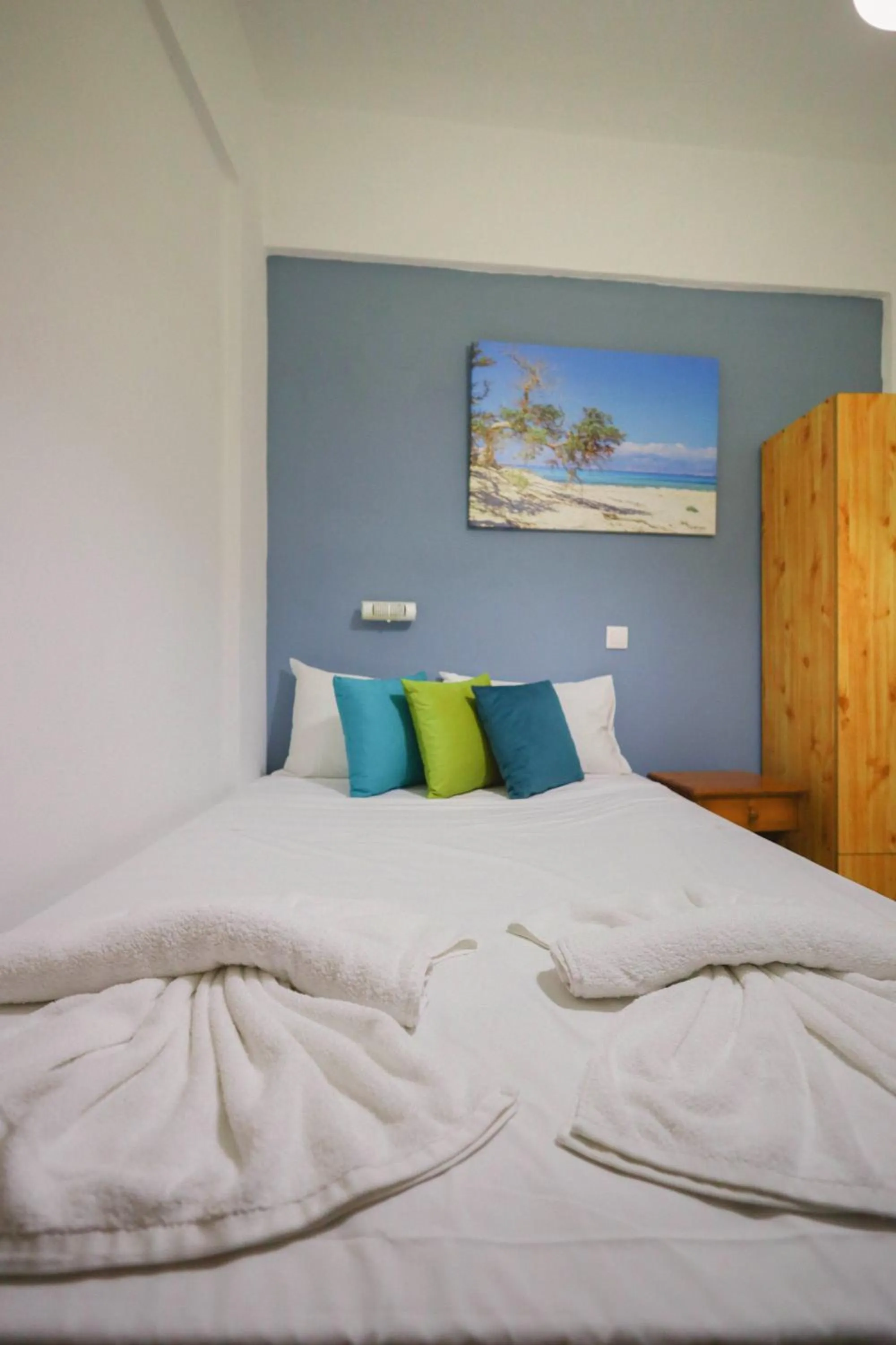 Bed in Malia Boutique Studios