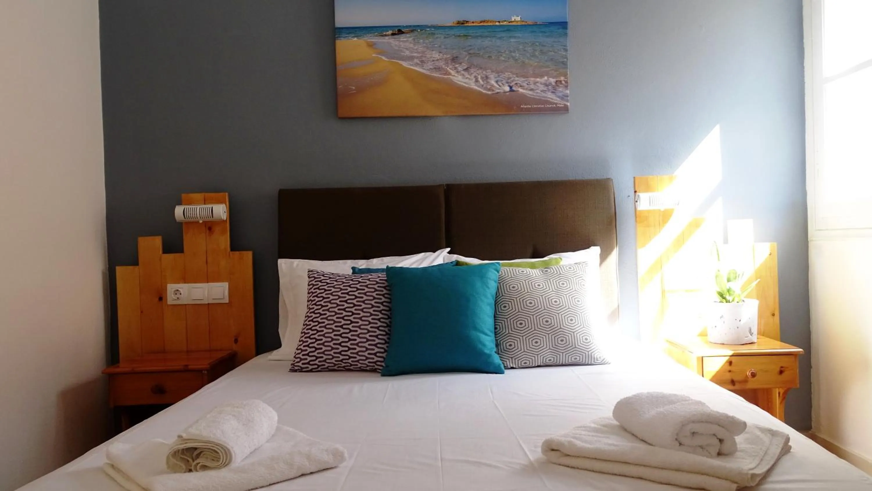 Bed in Malia Boutique Studios