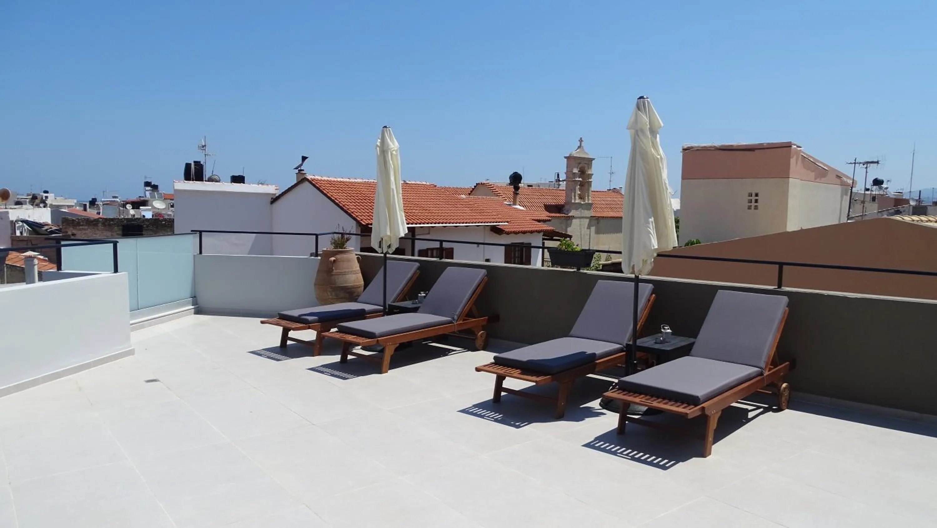 Patio in Malia Boutique Studios