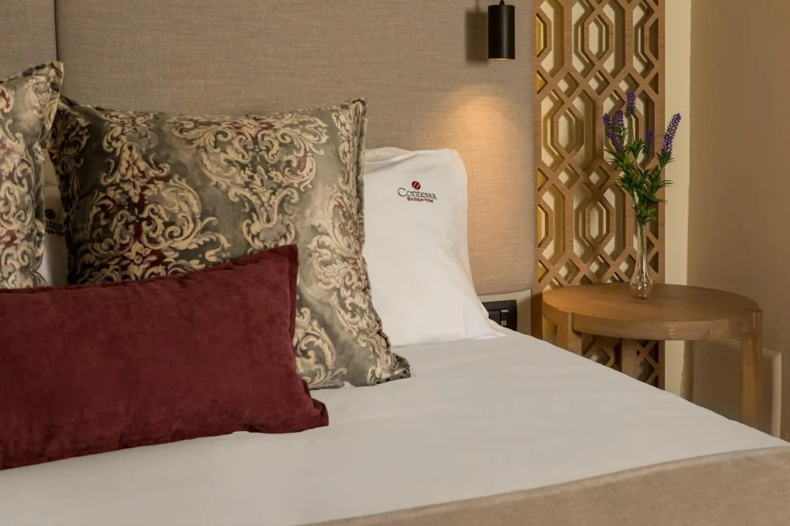 Bed in ELG Contessa Boutique Hotel
