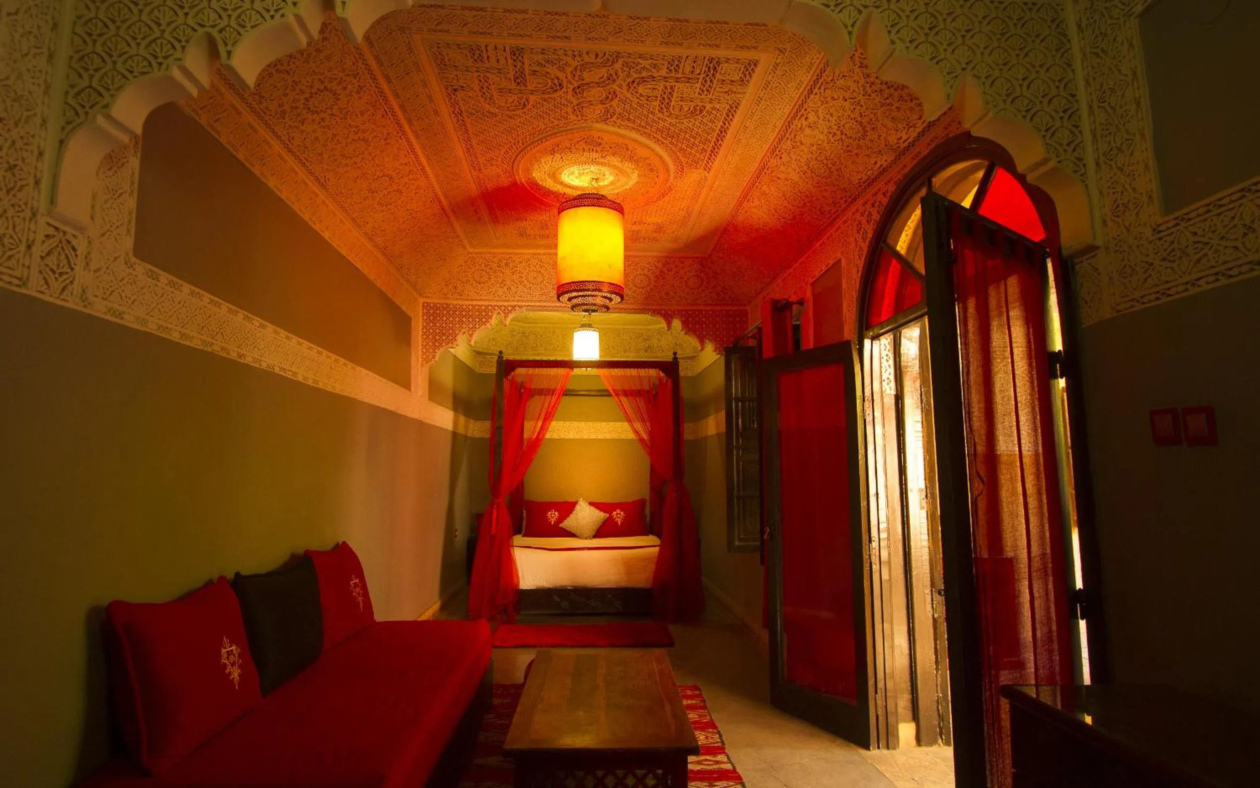 Bedroom in Riad Maud