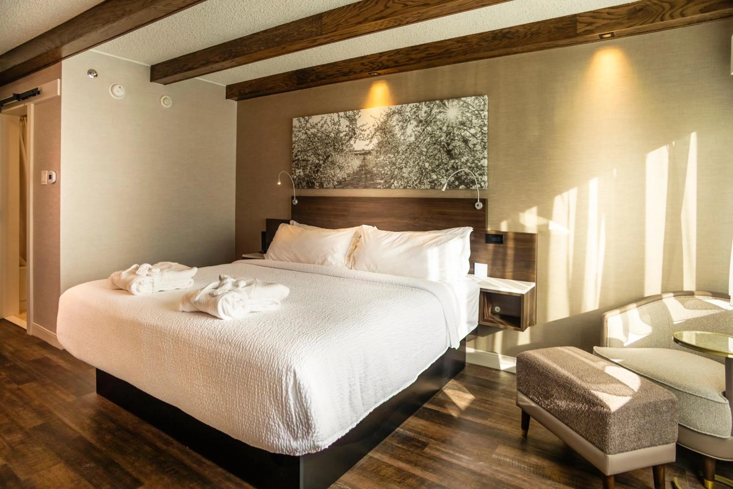 Bed in Old Orchard Inn