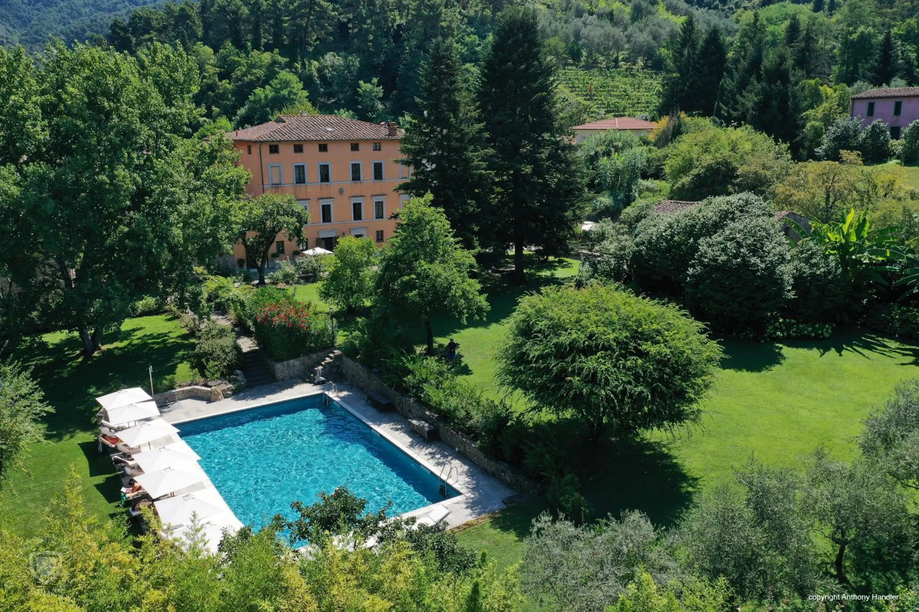 Bird's eye view in Relais Corte Rodeschi