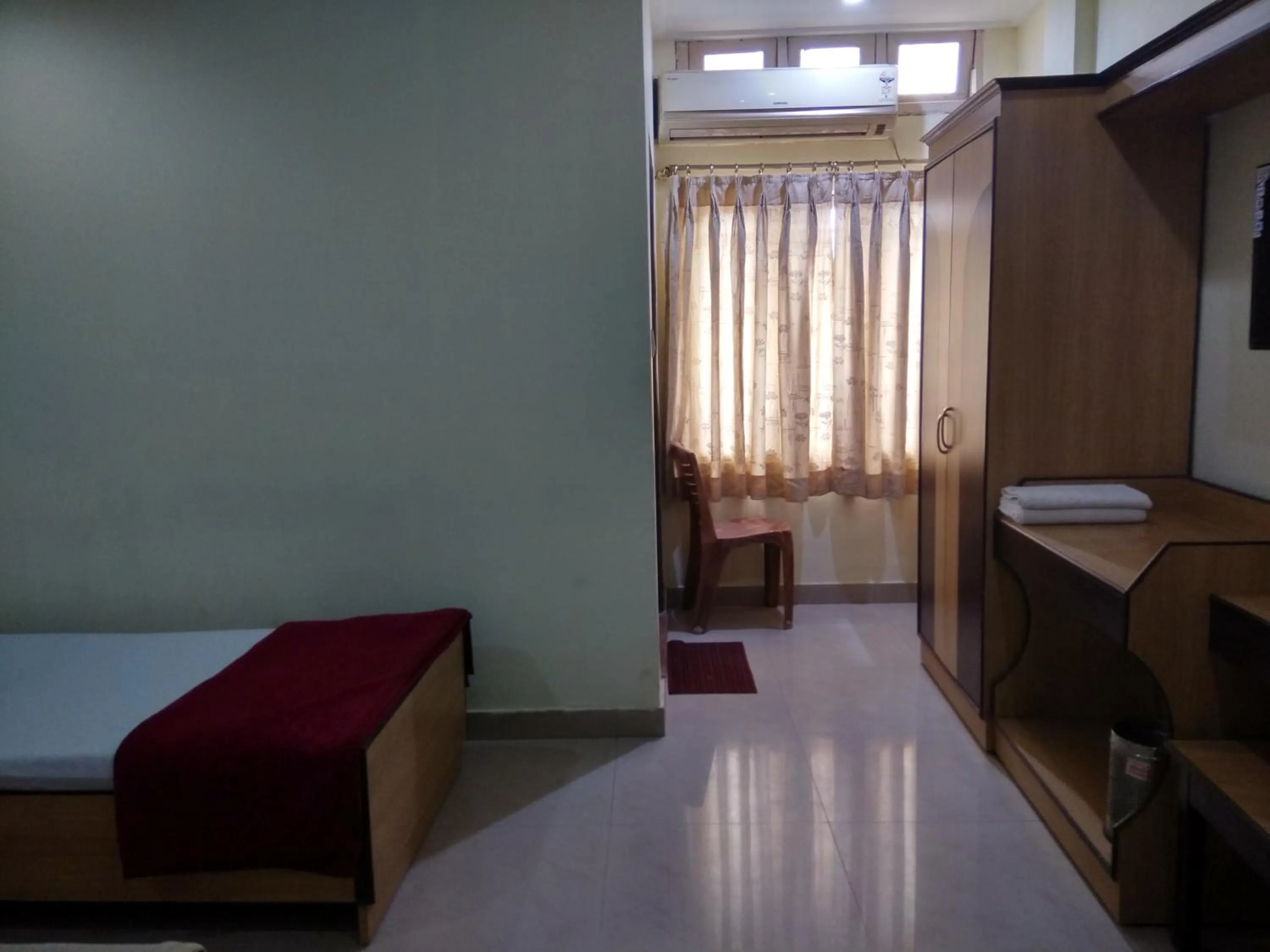 Bed in Hotel Raj Palace