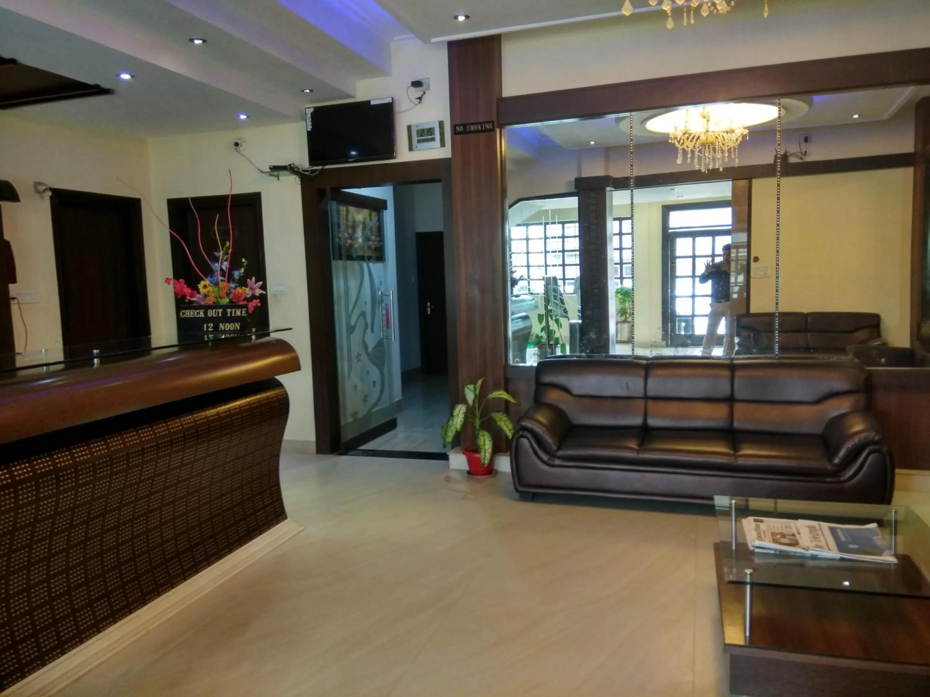 Lobby or reception in Hotel Raj Palace