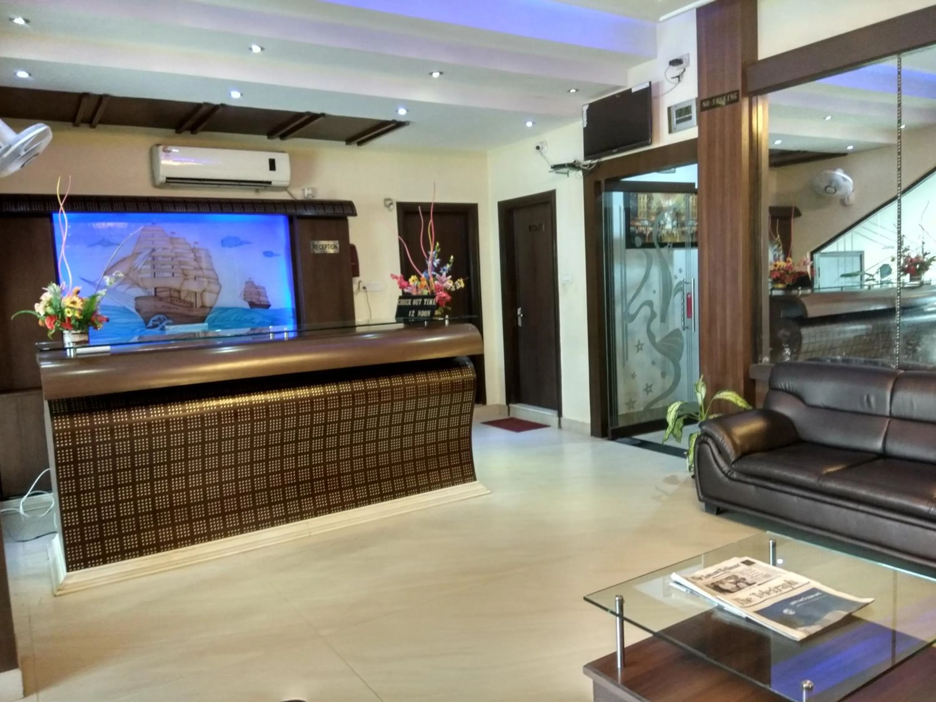 Lobby or reception in Hotel Raj Palace