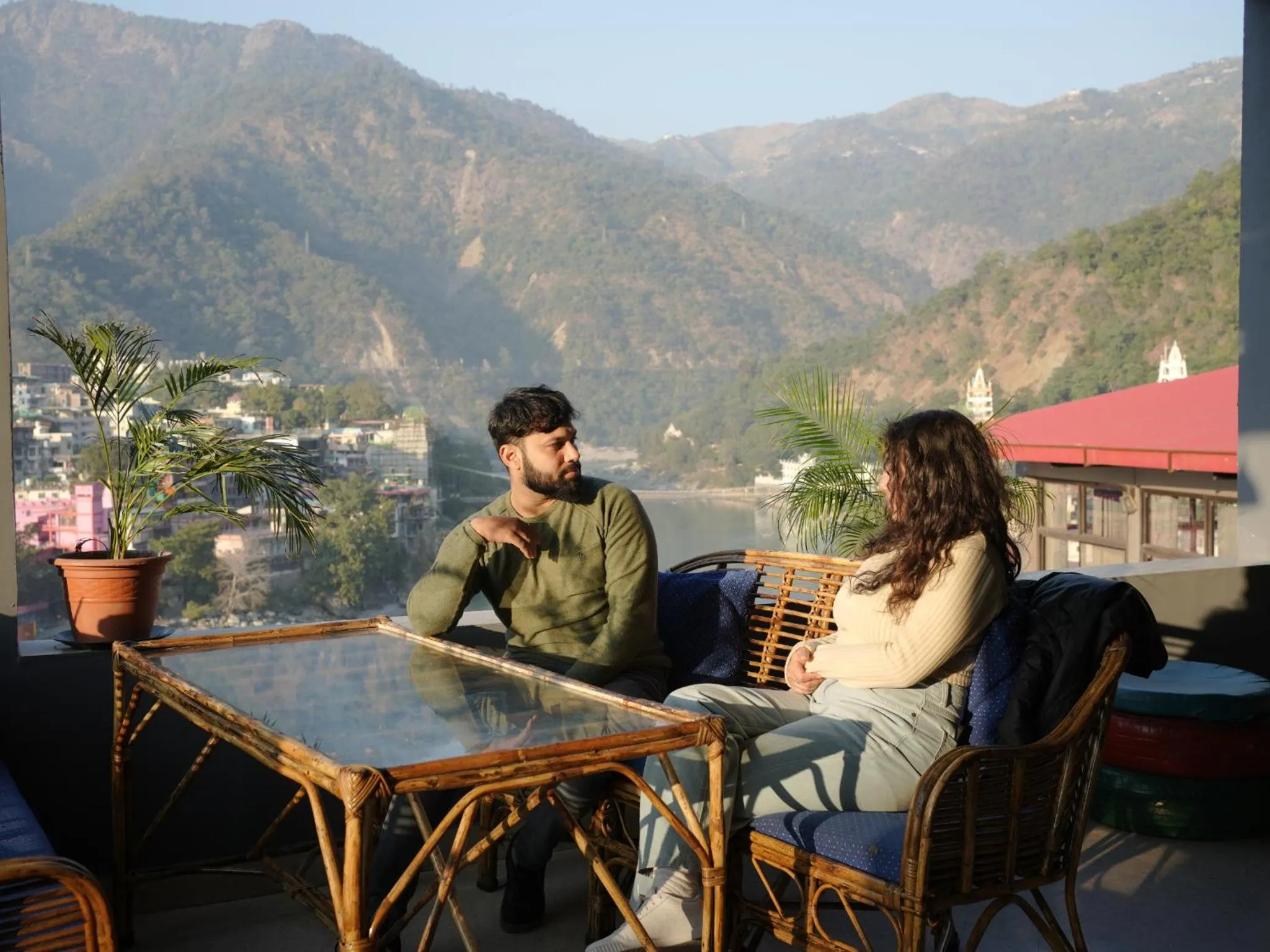 Day in Skyard Hostel Rishikesh Laxman Jhula