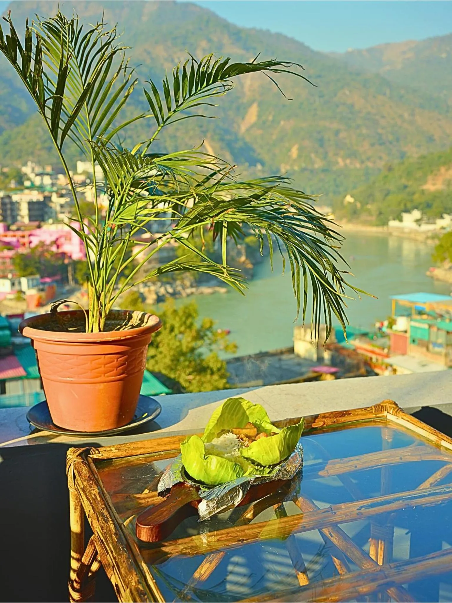Day in Skyard Hostel Rishikesh Laxman Jhula