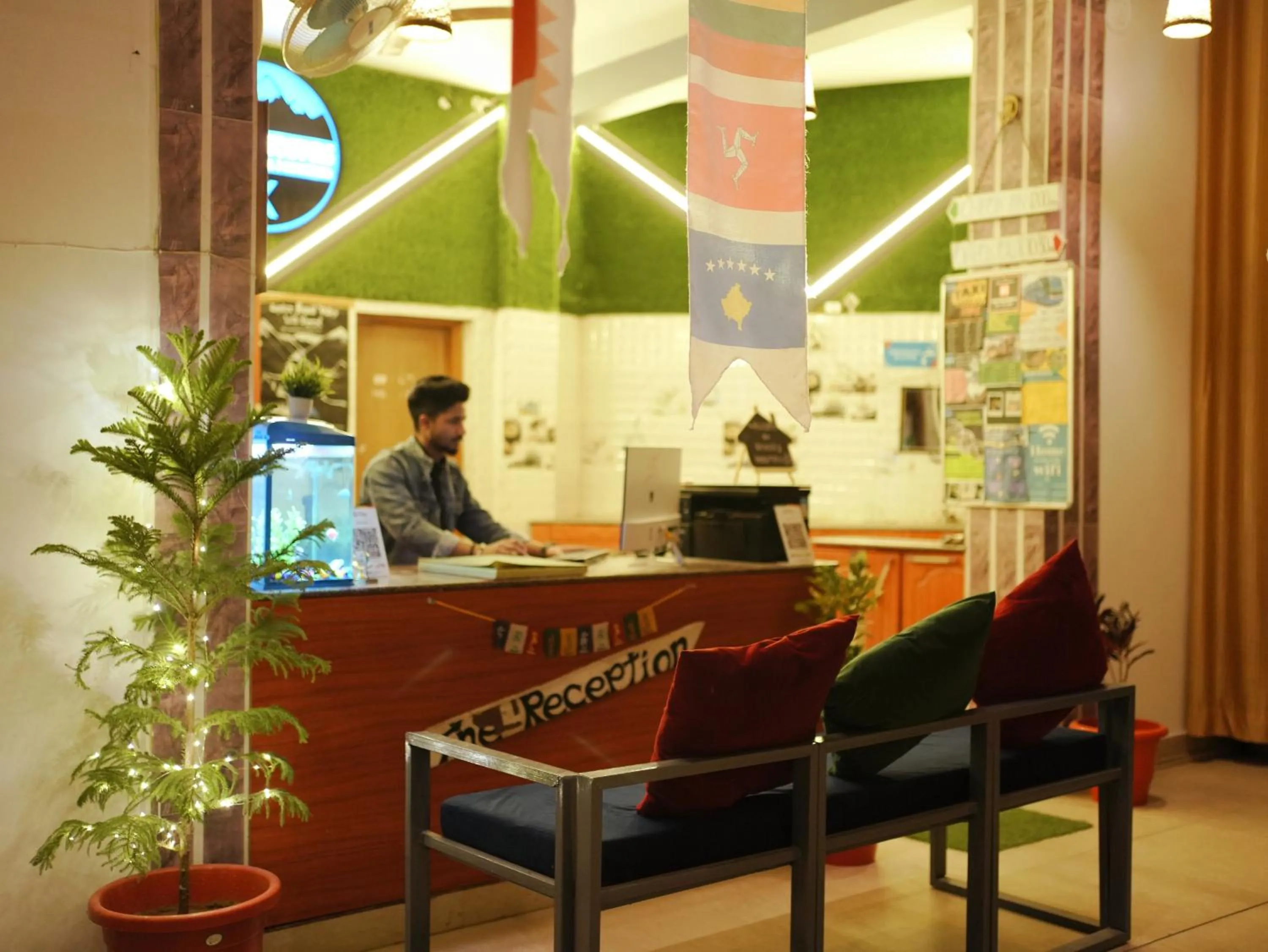 Property building in Skyard Hostel Rishikesh Laxman Jhula