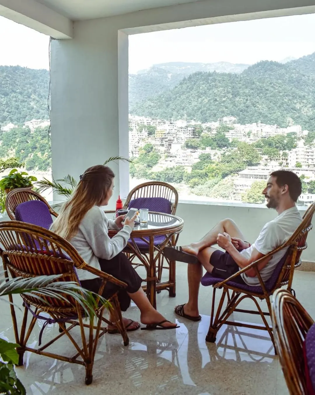 Day in Skyard Hostel Rishikesh Laxman Jhula